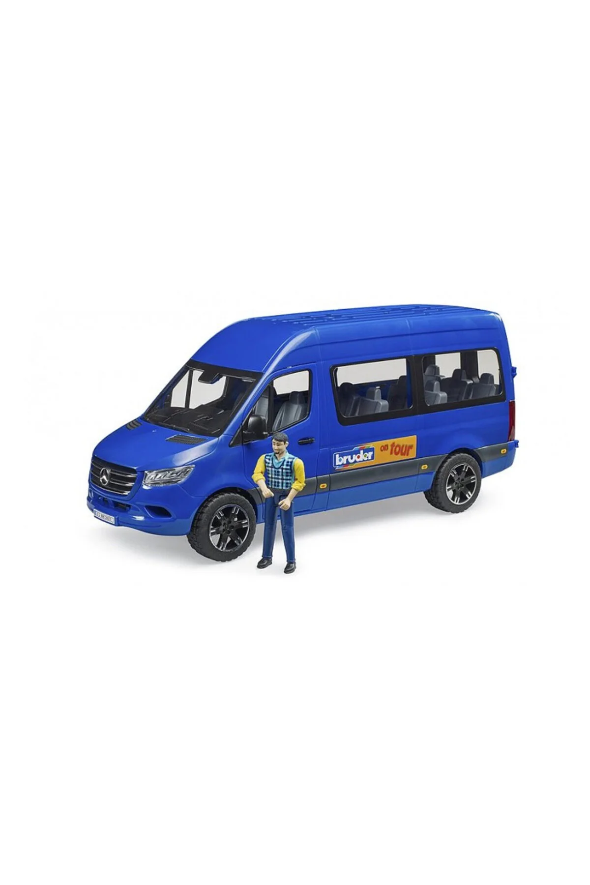ماشین اسباب بازی TOY MB SPRINTER TOUR CAR و DRIVER BR02681 Bruder