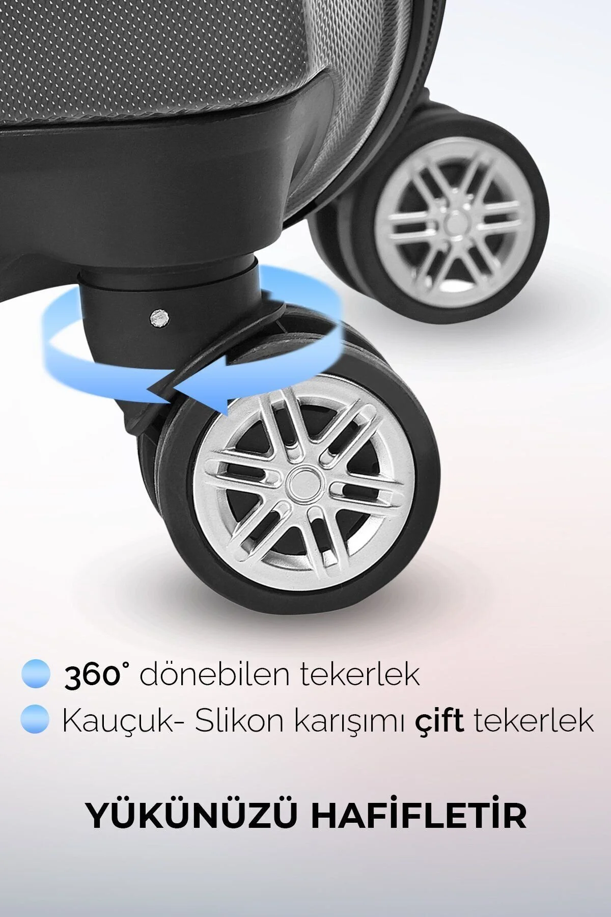 چمدان متوسط مدل Spring رنگ دودی طراحی یونیسکس Polo Sky