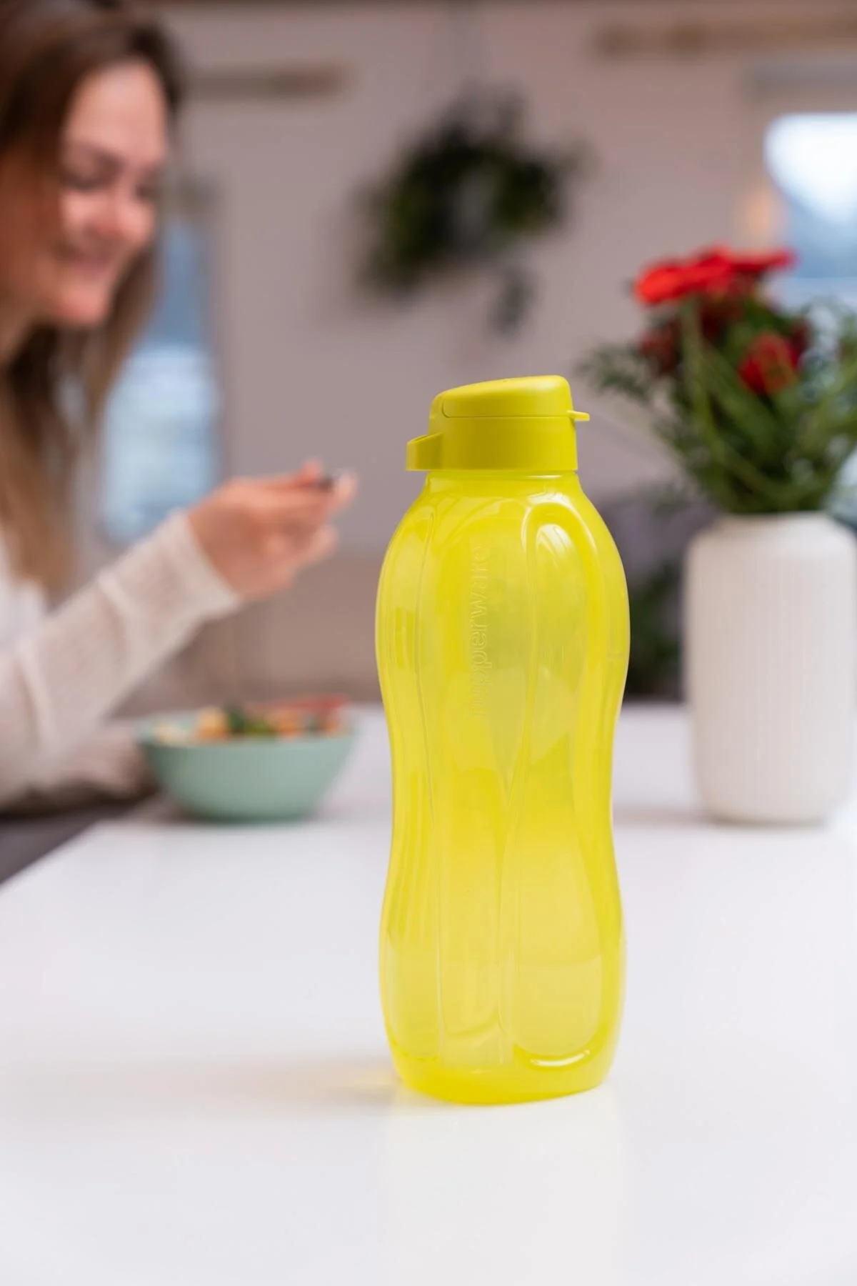 قمقمه و فلاسک بطری اکو آب پوشش آسان MATARA LEMON 1.5LT Tupperware