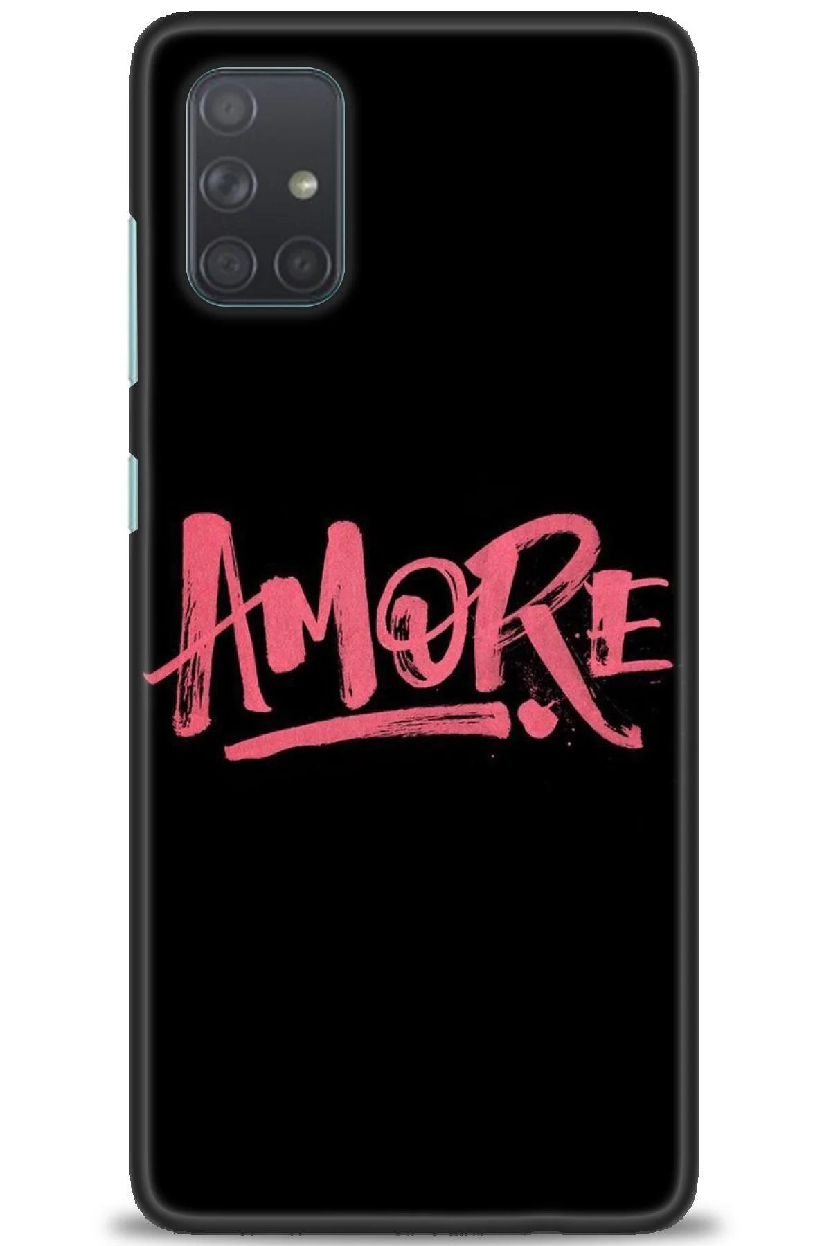 کاور و قاب چاپی HD SAMSUNG GALAXY A71 AMORE + محافظ تمام صفحه MRCİLETİSİM