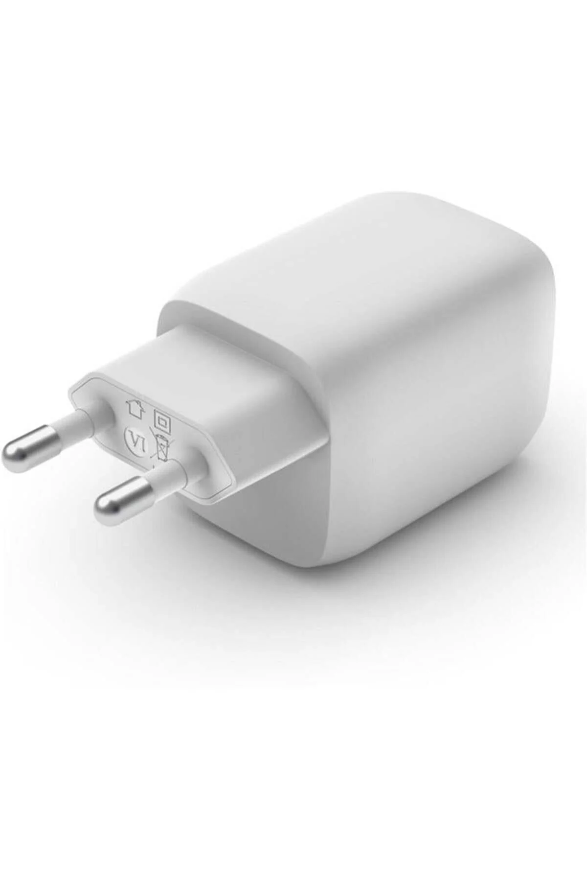کابل شارژ DOUBLE USB C POWER DELIVERY GAN CHARGER 68W WCH013VFWH Belkin