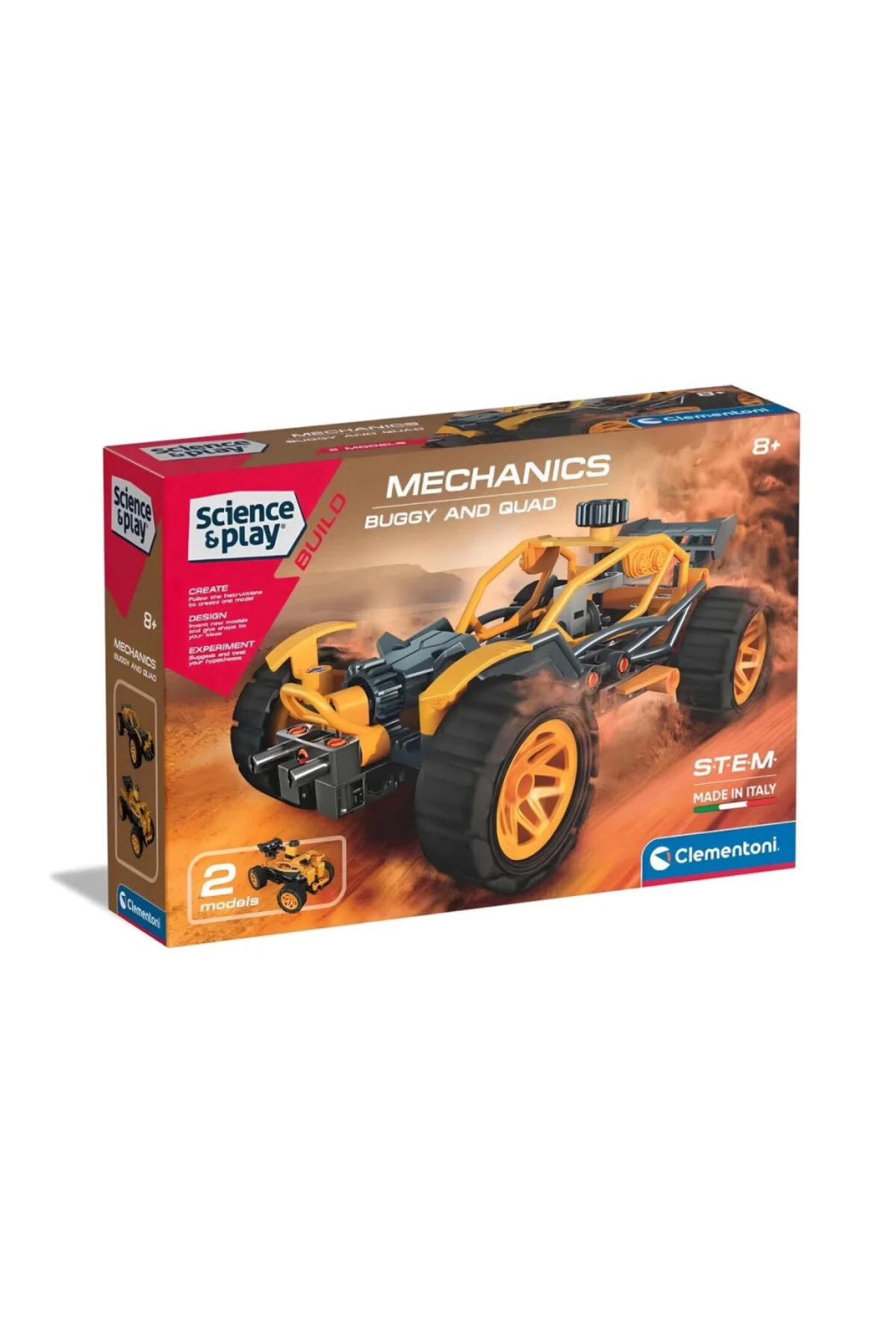 پازل ها و یاپبوزهای کودک BUGGY آزمایشگاهی مکانیکی محصولات دارای مجوز QUAD 75077 Clementoni