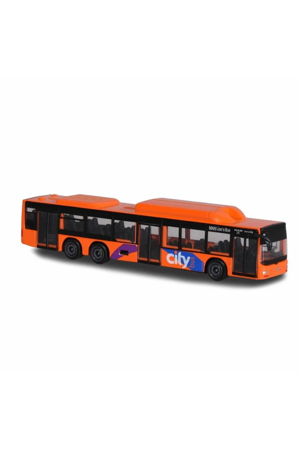 اتوبوس و مینی بوس اسباب بازی 212053159 MAN CITY BUS GREY COLOR POLICE Majorette