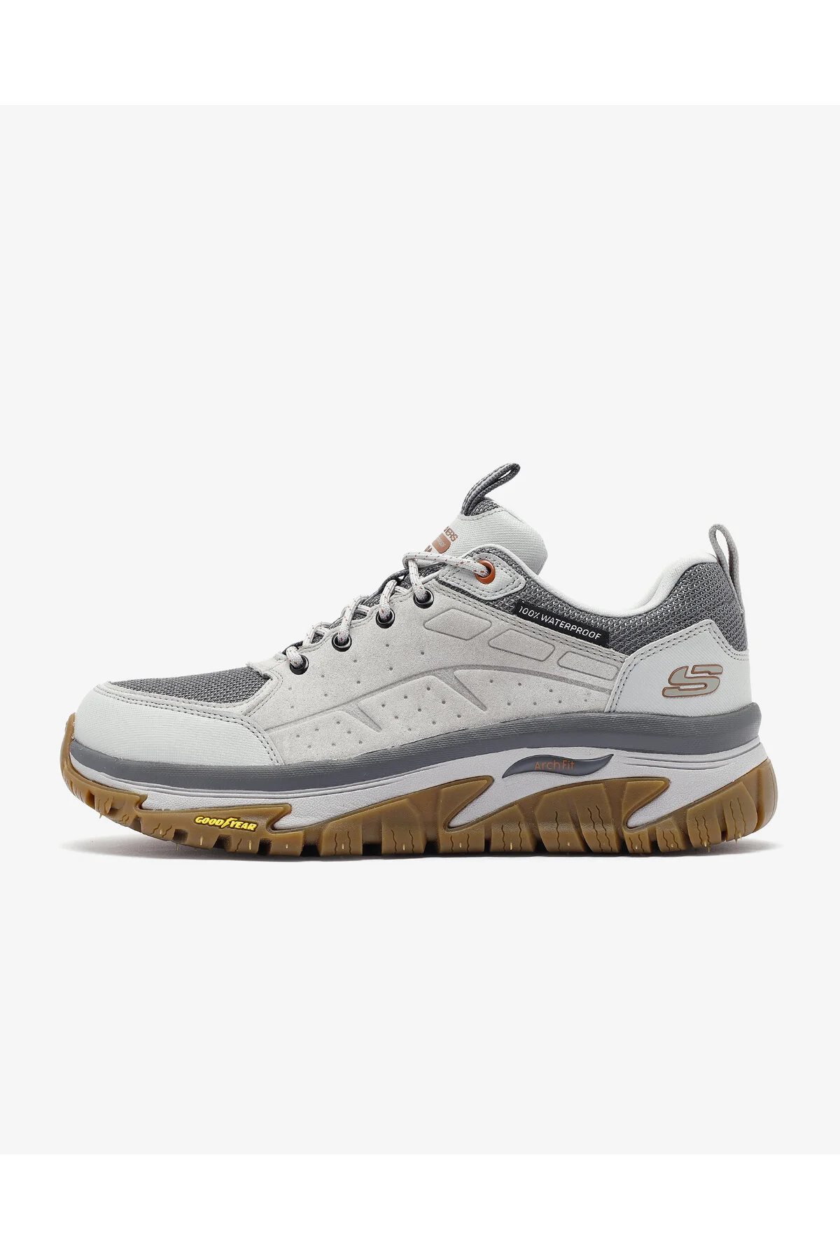 کفش پیاده روی مردانه ARCH FIT ROAD WALKER MEN'S GREY BOOKS LTGY Skechers