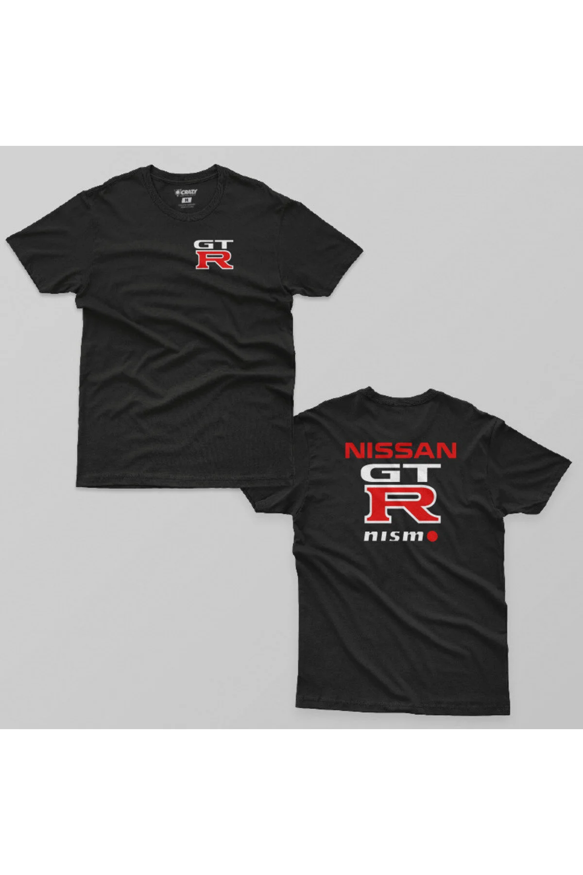 تی شرت مشکی مردانه NISSAN GTR NISMO LOGO 'S T SHIRT Crazy