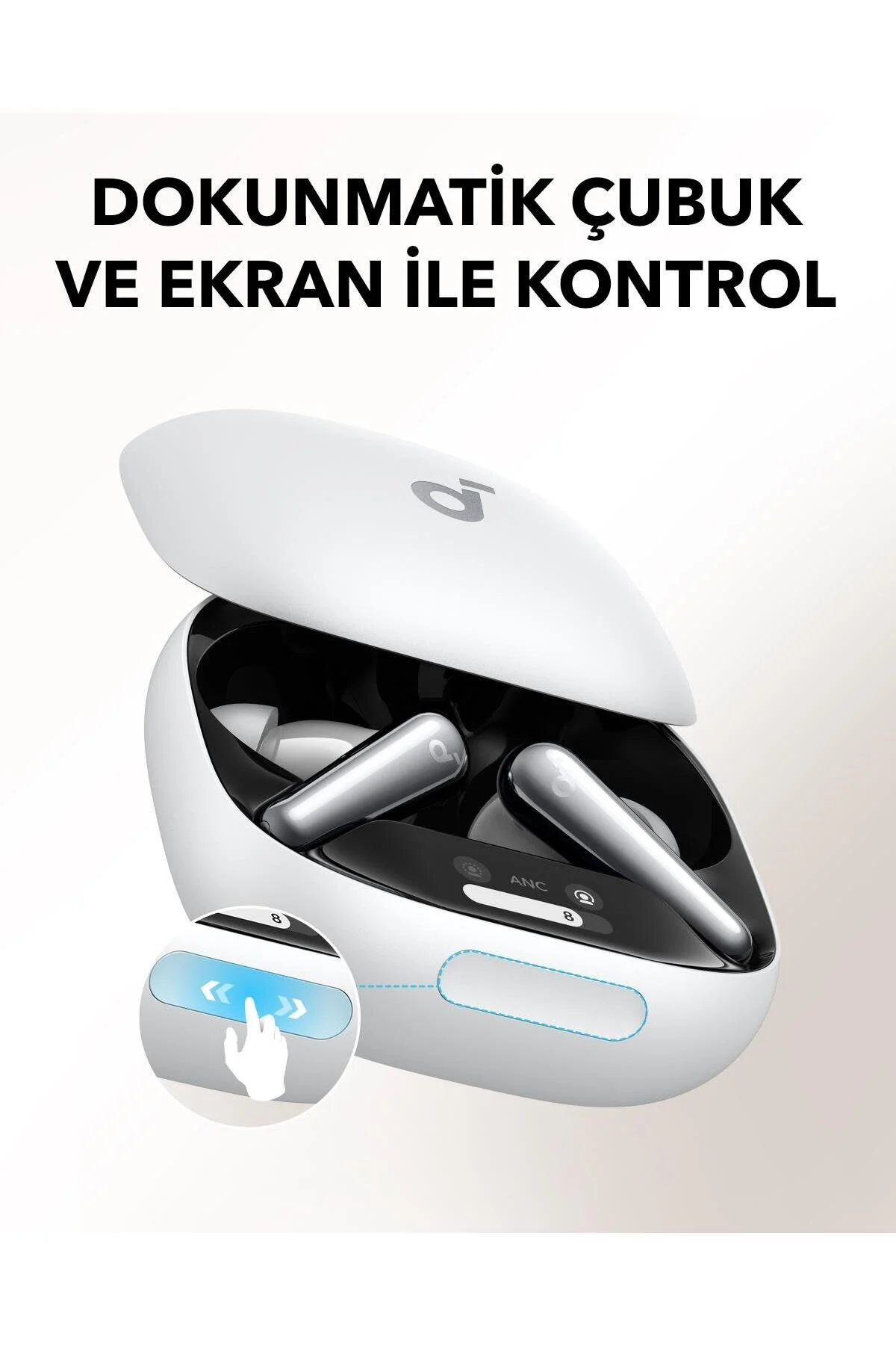 هدفون بلوتوث TWS داخل گوش SOUNDCORE LIBERTY 4 PRO WHITE A3954 Anker