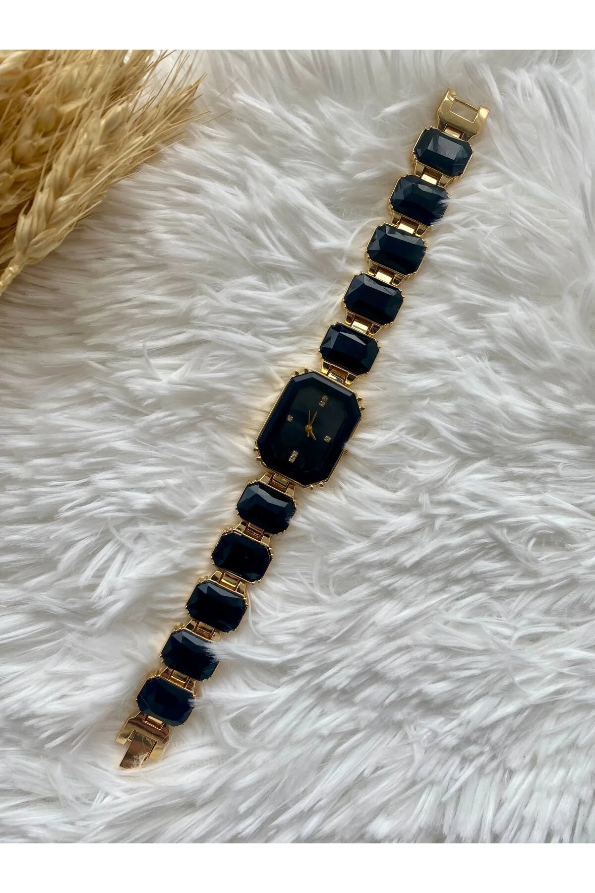 ساعت مچی هشت ضلعی کریستال MILLENIA PRINCESS زنانه سیم مشکی MEshop