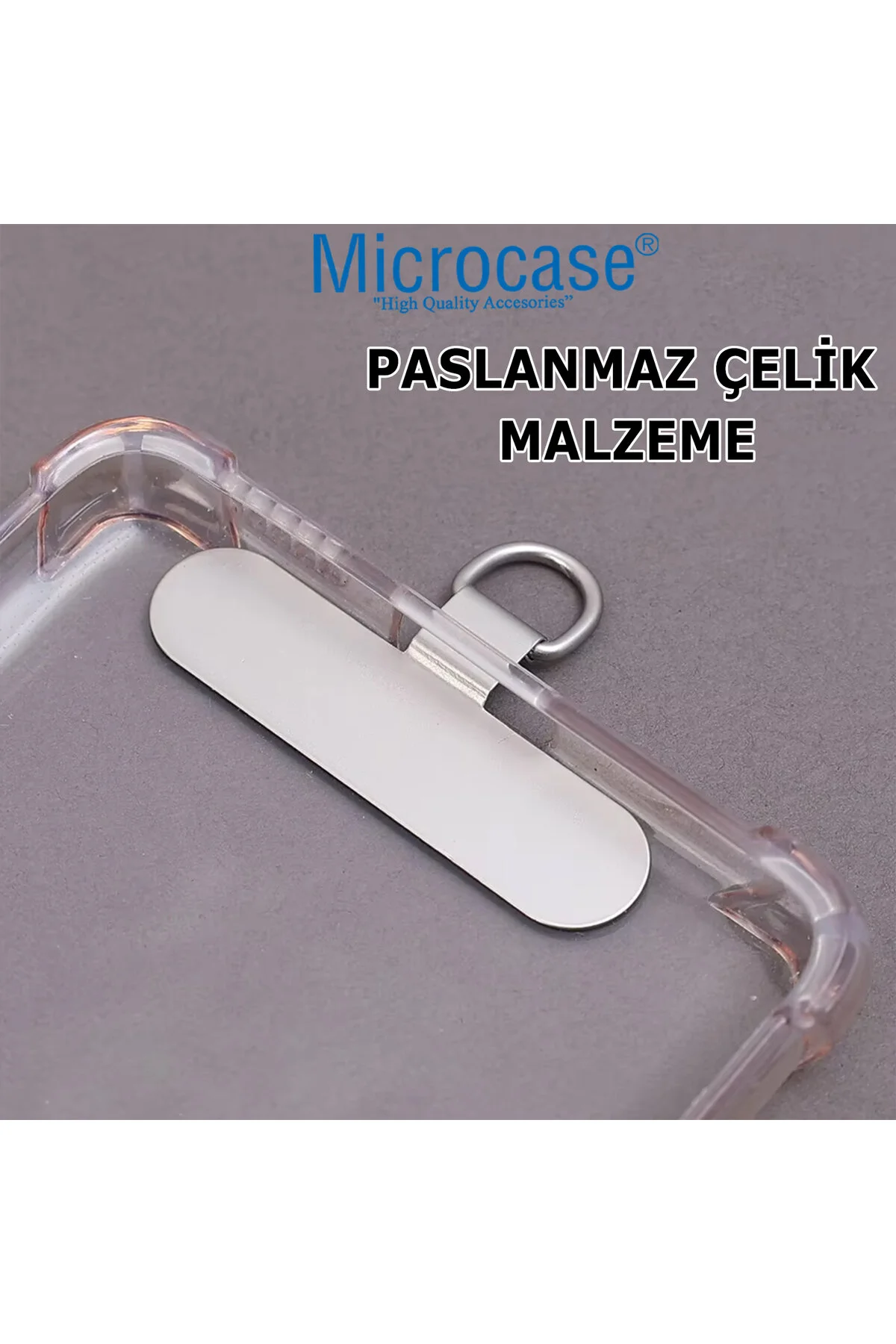 کاور و قاب کانکتور دسته فولادی ضد زنگ برای آویزهای طناب تلفن 1 تکه Microcase