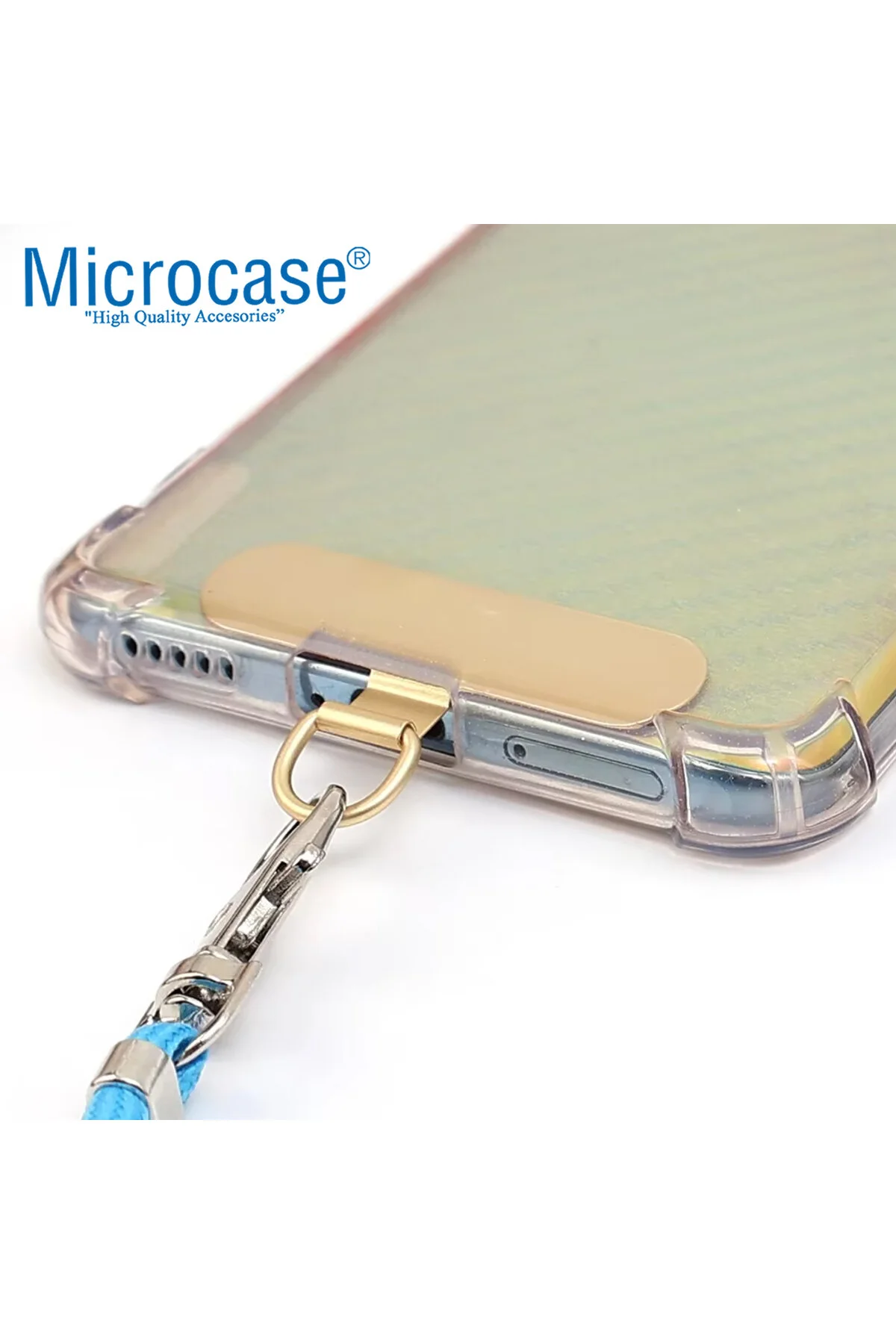 کاور و قاب کانکتور دسته فولادی ضد زنگ برای آویزهای طناب تلفن 1 تکه Microcase