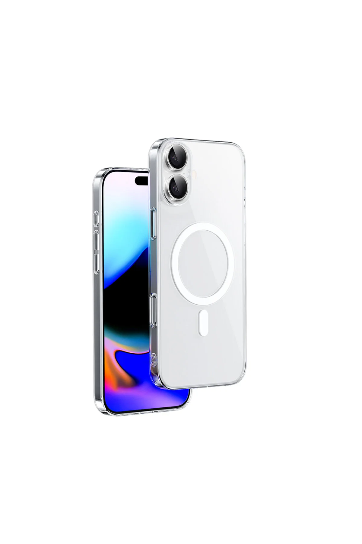 کاور و قاب IPHONE 16 PLUS CASE MAGSAFE شارژ WIWU YXK 207 نامرئی PRO PC COVER شفاف WIWU