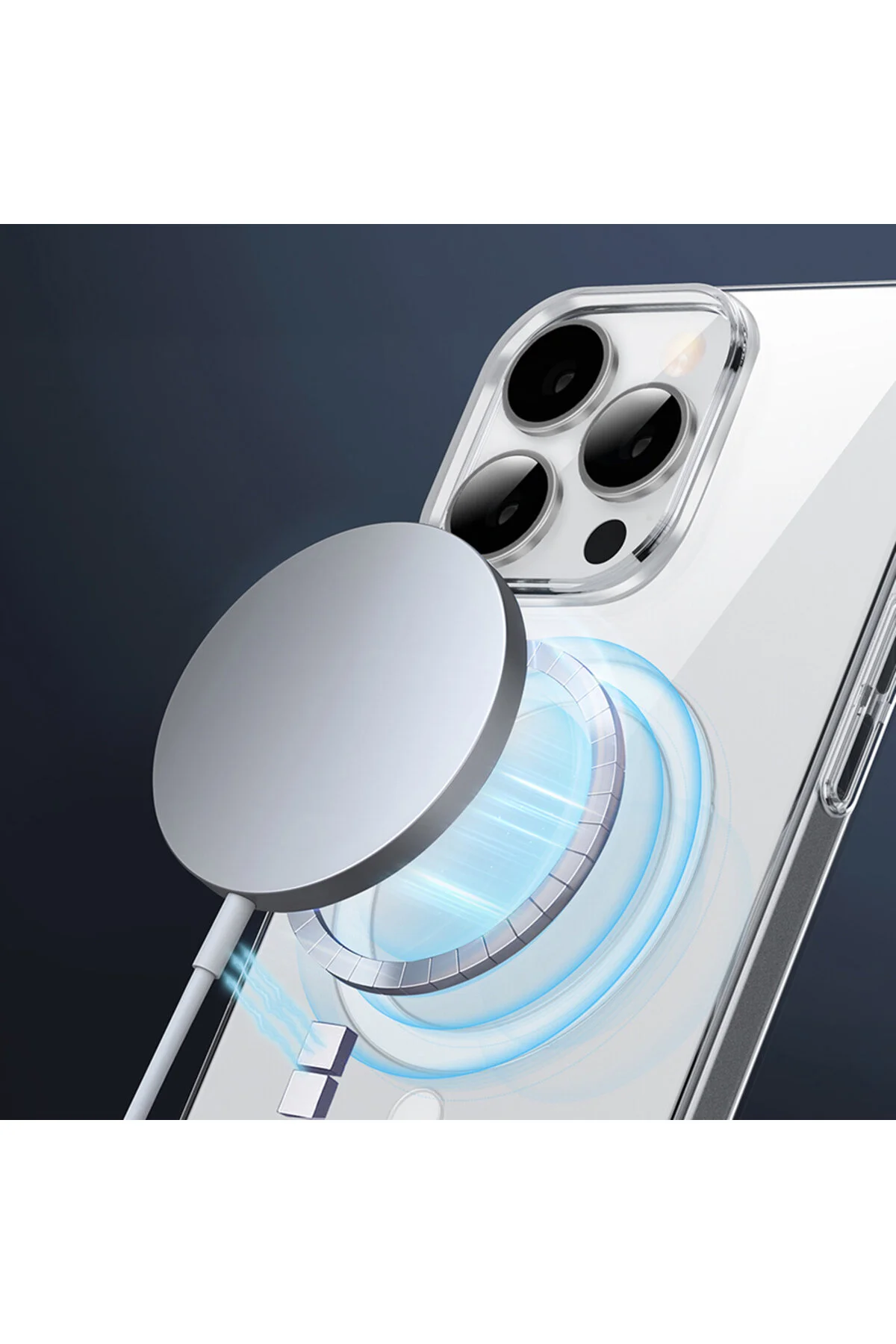 کاور و قاب IPHONE 16 PLUS CASE MAGSAFE شارژ WIWU YXK 207 نامرئی PRO PC COVER شفاف WIWU