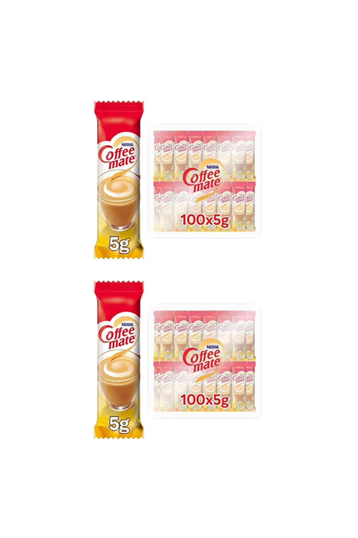 کافی میت و شیرخشک نسکافه 100 عدد 5 گرم X200 نستله Nestle