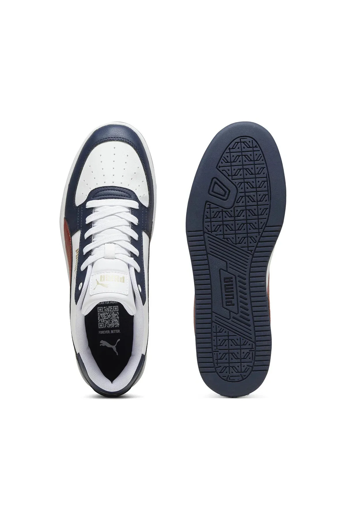 اسنیکر مردانه و زنانه CAVEN 2.0 PUMA سفید MARS RED CLUB NAVY Puma