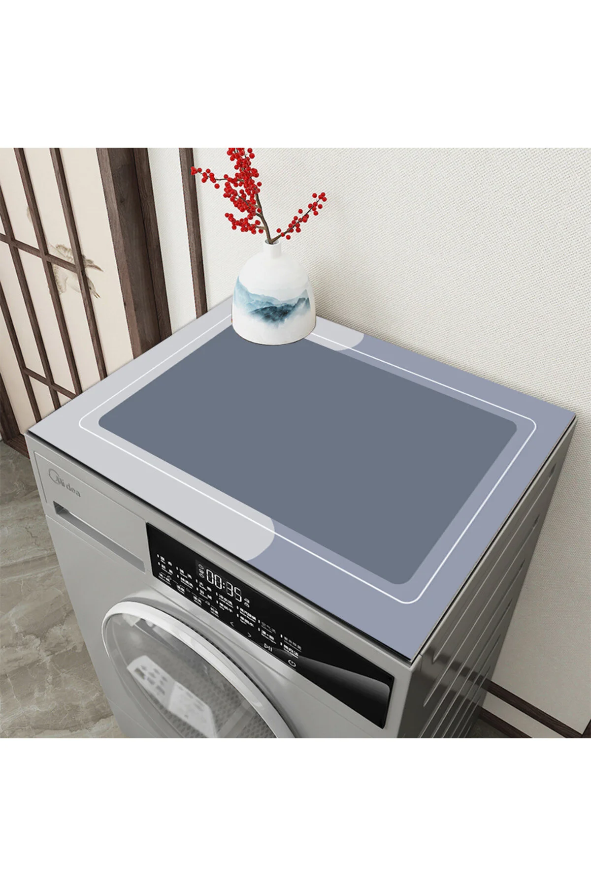 نظم‌دهنده حمام ماشین لباسشویی پوشش یخچال و فریزر خشک مایع واقعی قابل شستشو 3D ELSE HALI