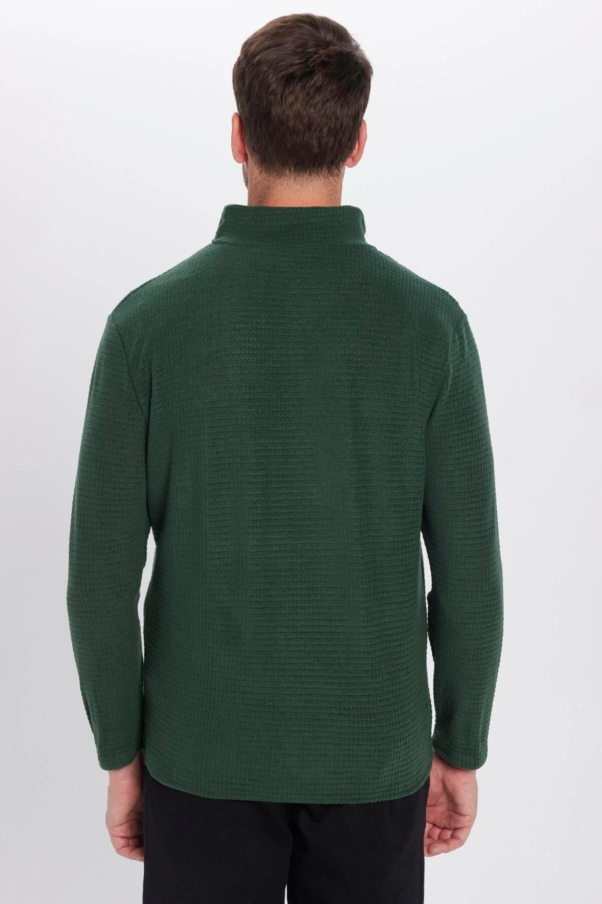 سافت شل و پلار مردانه زنانه UNISEX STANDARD FIT CUTING به دنبال یقه قرمز ضد سرد قلاکی KHAKI POLAR Tudors