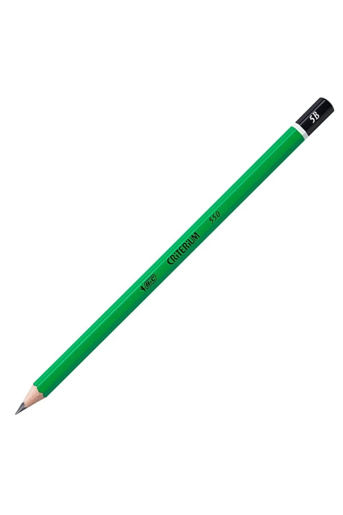 کاغذ و قلم هنری مشکی معیار 550 درجه 5B 5 قطعه بیک Bic