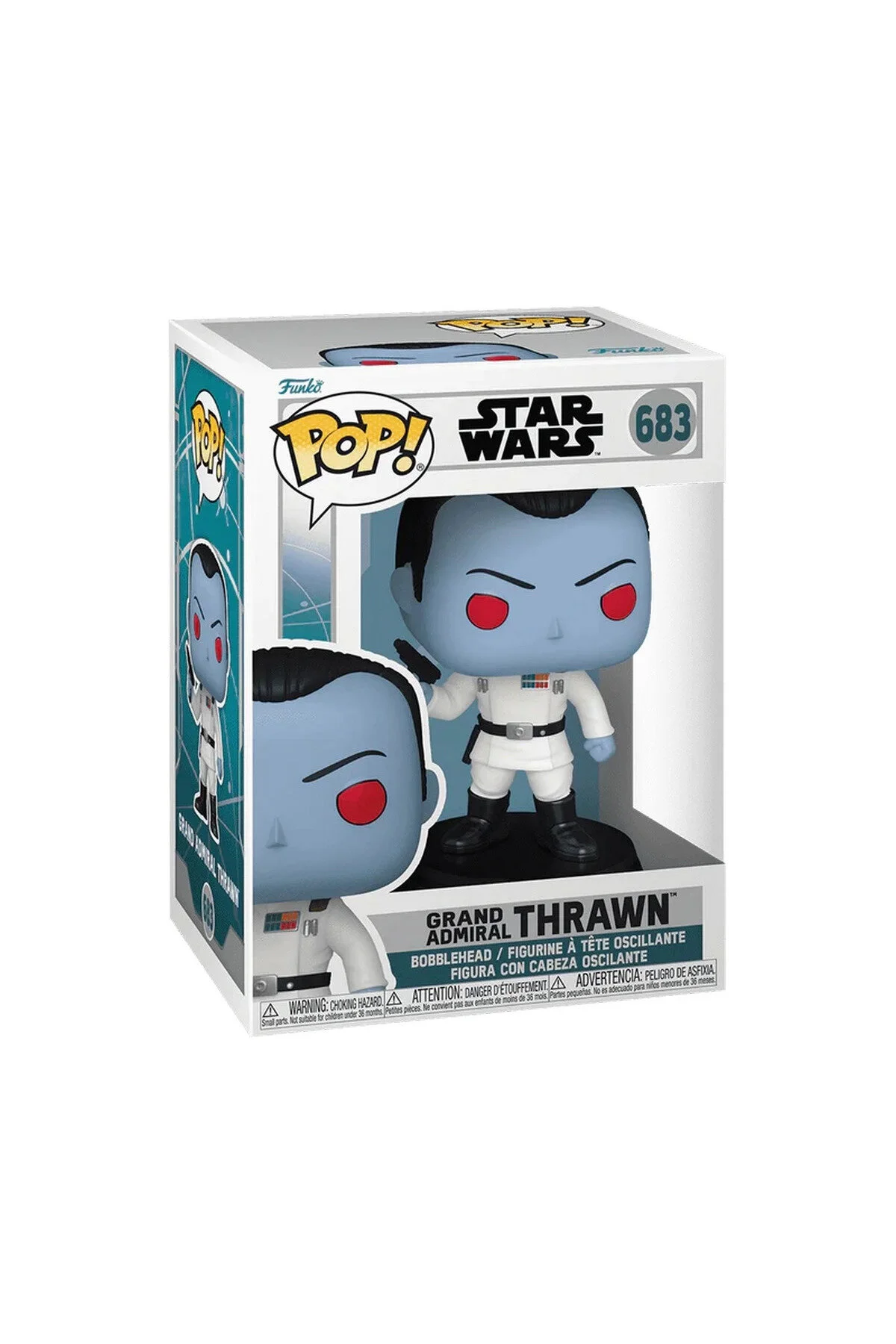 اسباب بازی های فیگور شخصیت FUNKO POP STARWARS AHSOKA S2 GRAND ADMIRAL THRAWN TOYFEST