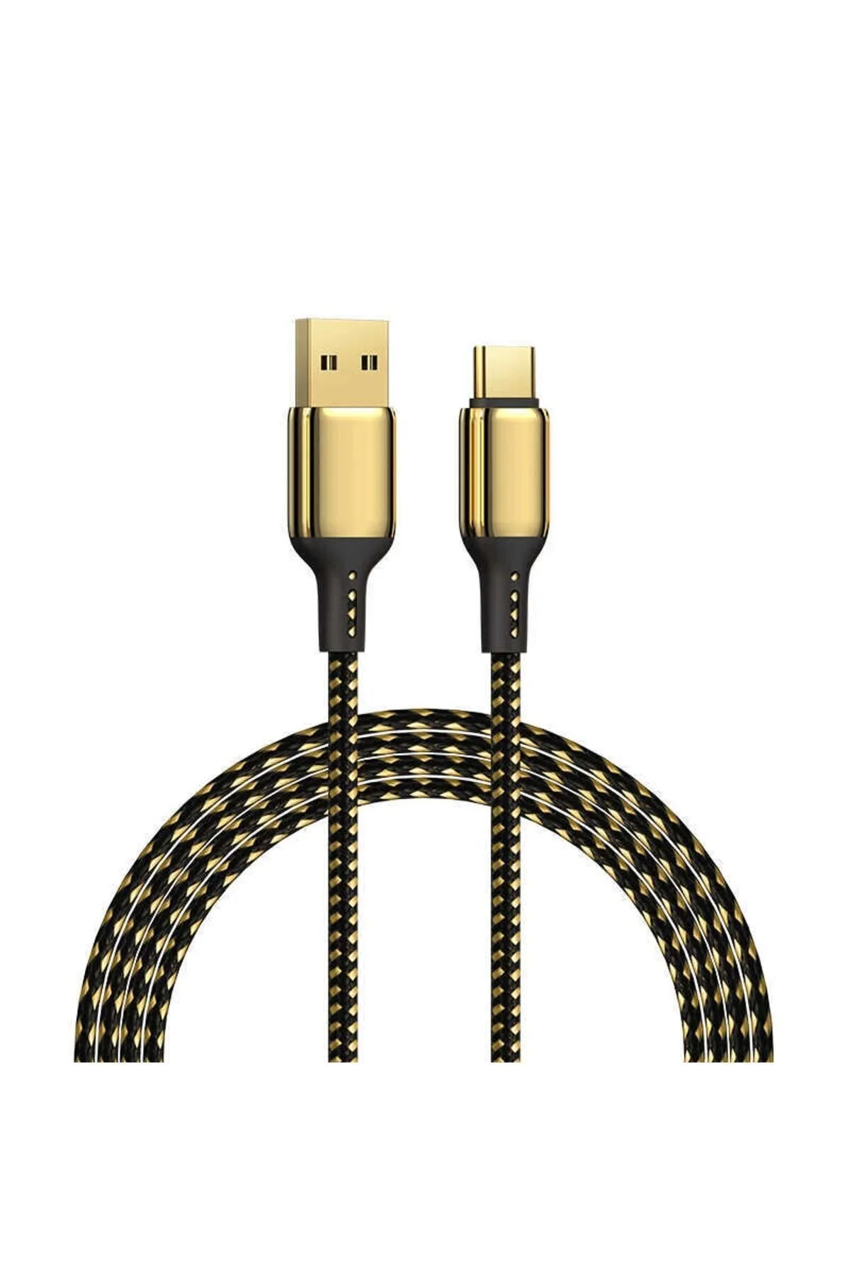 شارژر سری طلایی GD 101 کابل USB TYPE C 2.4A 20W شارژ سریع 18K طلای روکش شده 2 متر WIWU