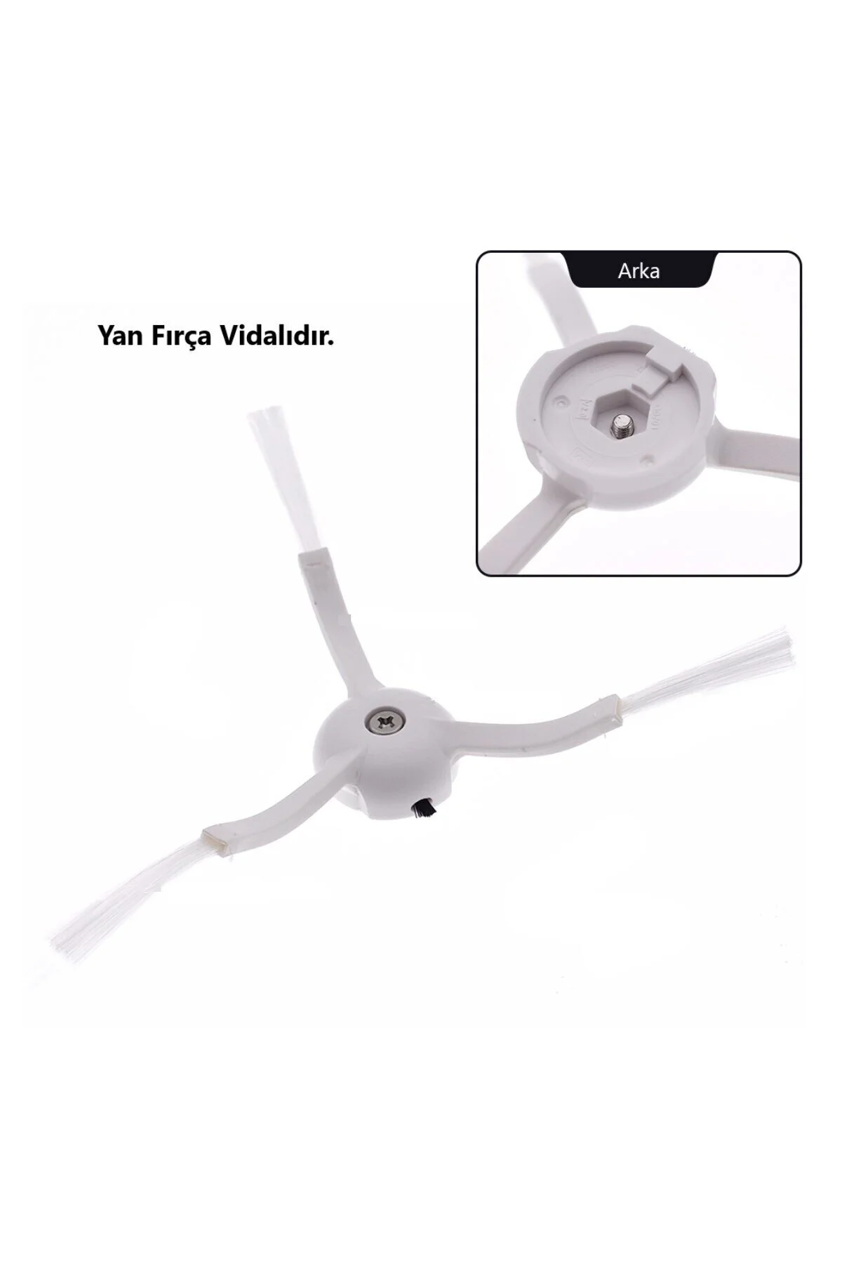 لوازم جانبی جاروبرقی مجموعه ماپ فیلتر هپا برس یدکی سازگار با ROBOROCK Q8 MAX PLUS WHITE 7 عدد robotyedek
