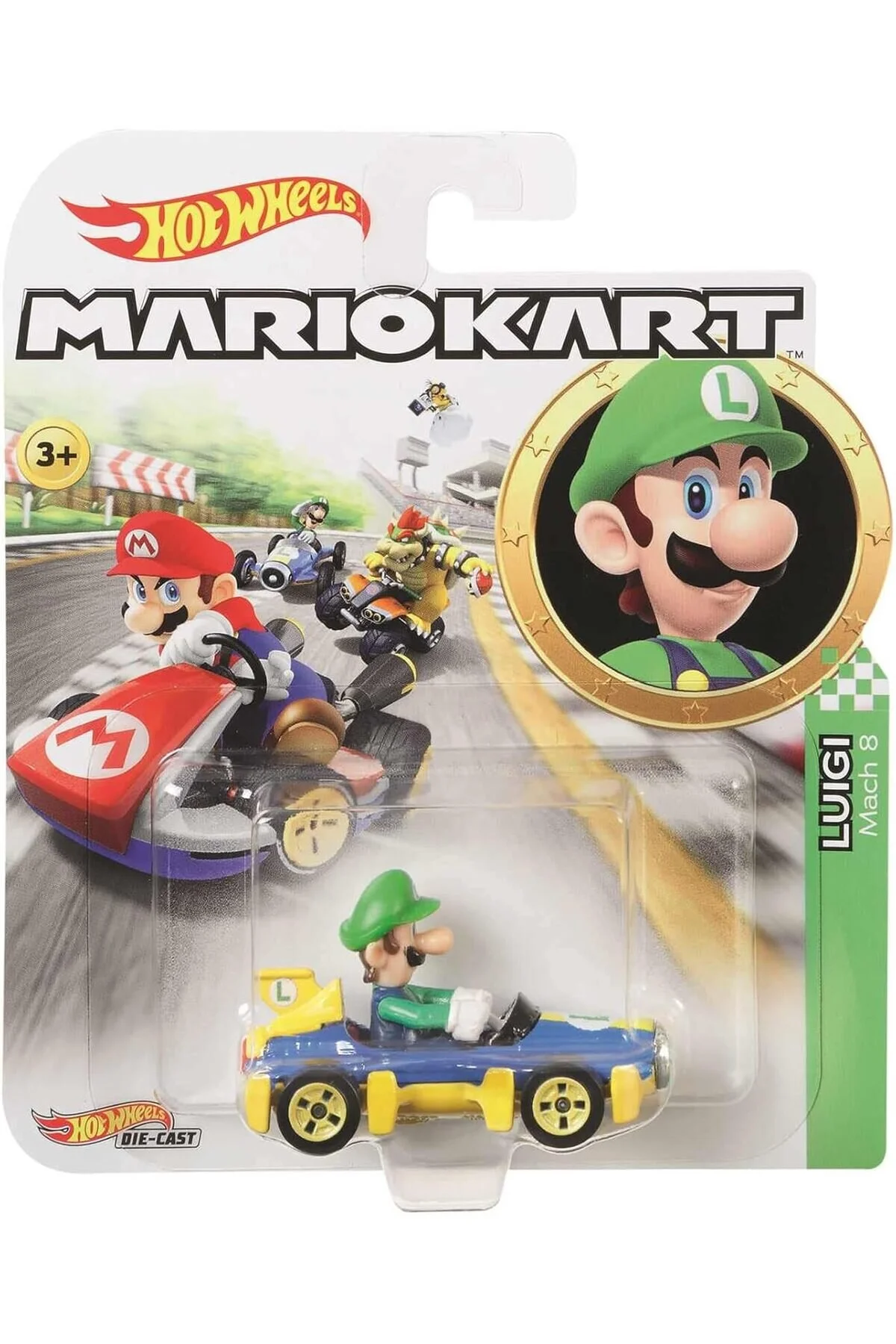ماشین اسباب بازی ® MARIO KART™ LUIGI خودرو 8 ماخ از ترکیه HOT WHEELS