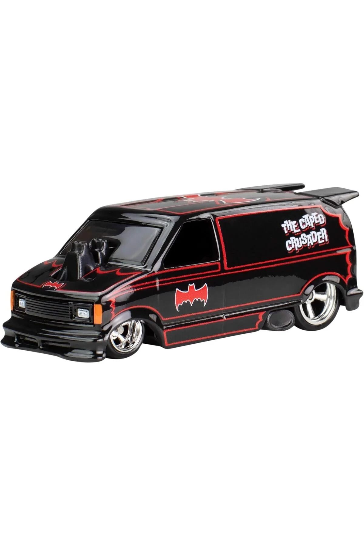 ماشین اسباب بازی BATMAN 1985 CHEVY ASTRO VAN BATMOBILE CASP MODEL CAR مقیاس 1:64 طول 7 سانتی متر پاپ CU HOT WHEELS