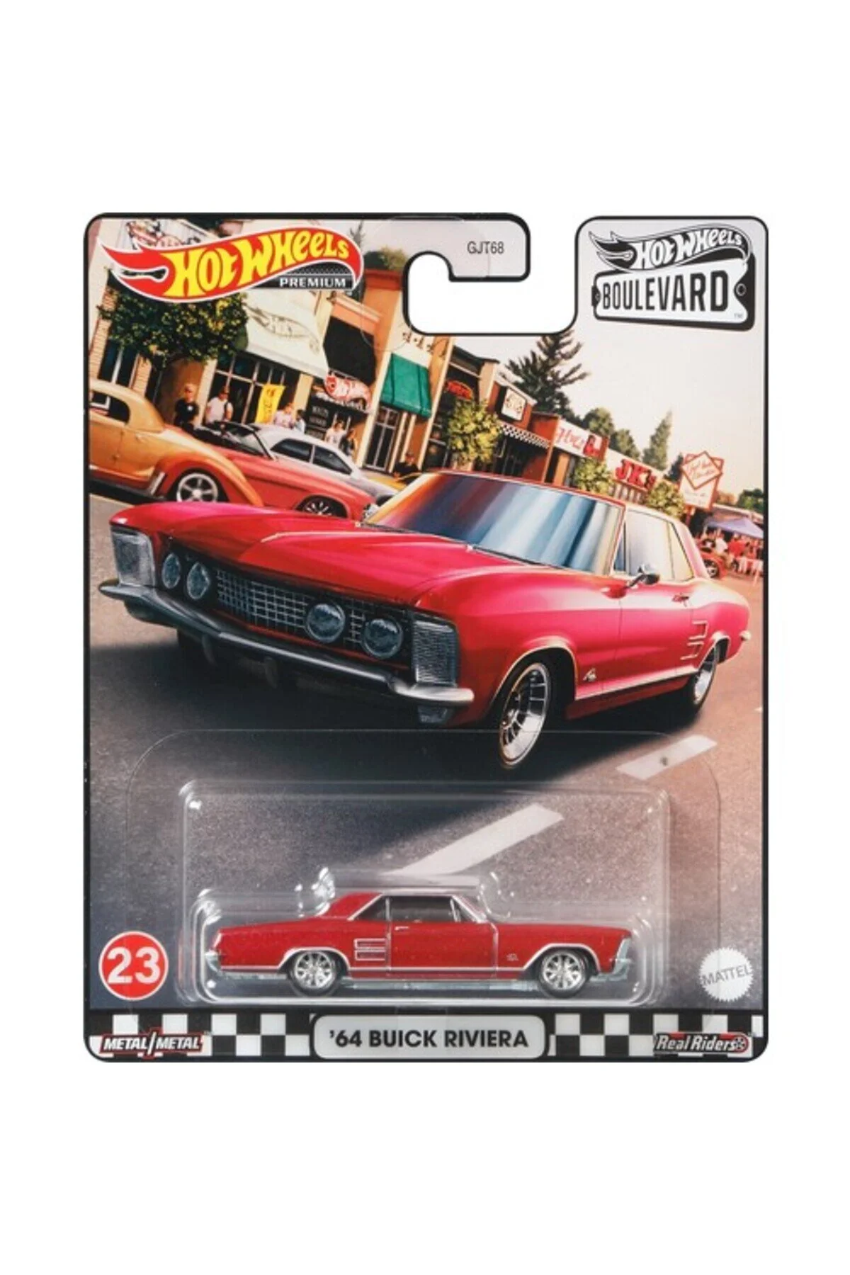 مدل خودرو HW METAL BOULEVARD PREMIUM '64 BUICK RIVIERA GJT68 GRL95 اورجینال HOT WHEELS