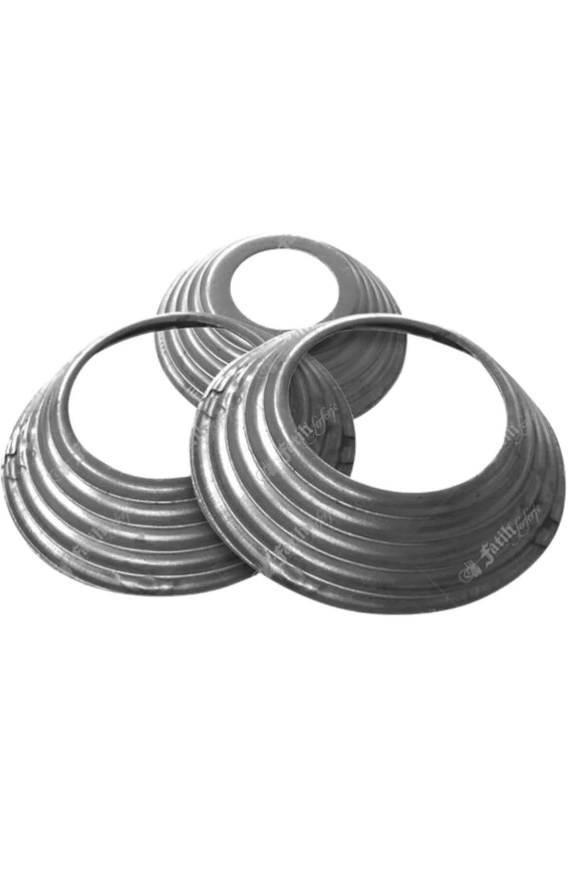 حفاظت فضای باز 10 قطعه از 48 فلنج هرم لوله آهن فرفورژه Fatih