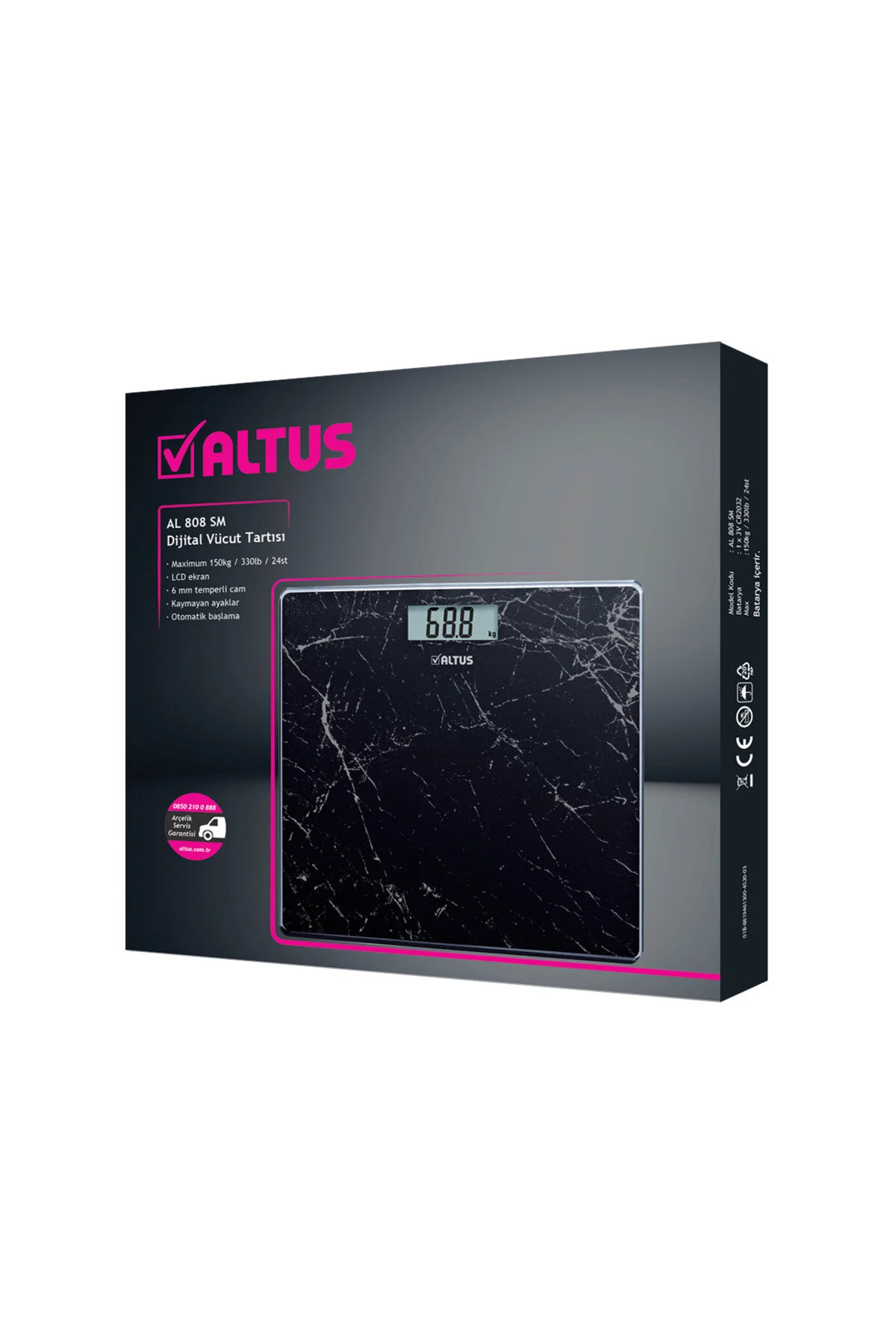 ترازو صفحه نمایش دیجیتال AL 808 SM Altus