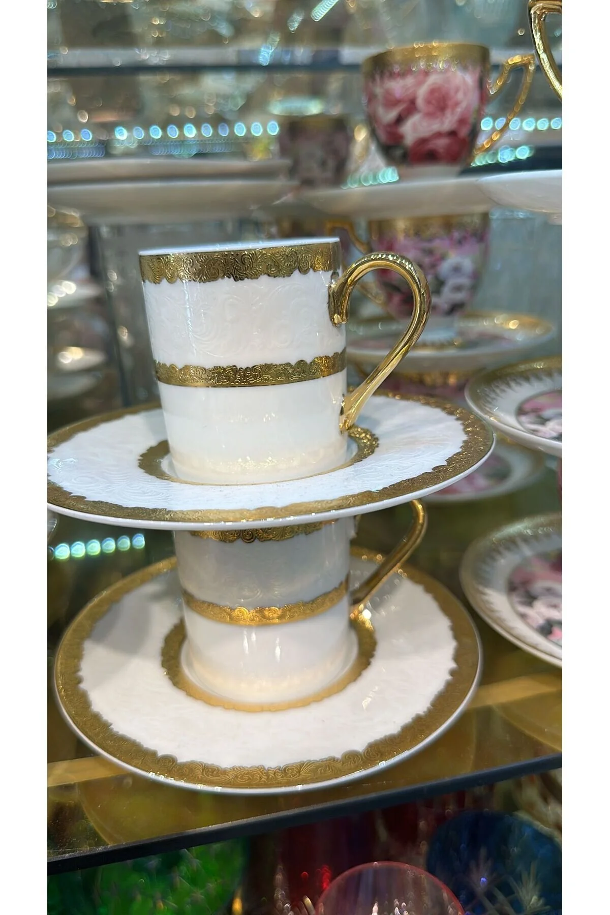 فنجان قهوه مجموعه چینی 6 PERSON ESTERHOMEDECOR hediye