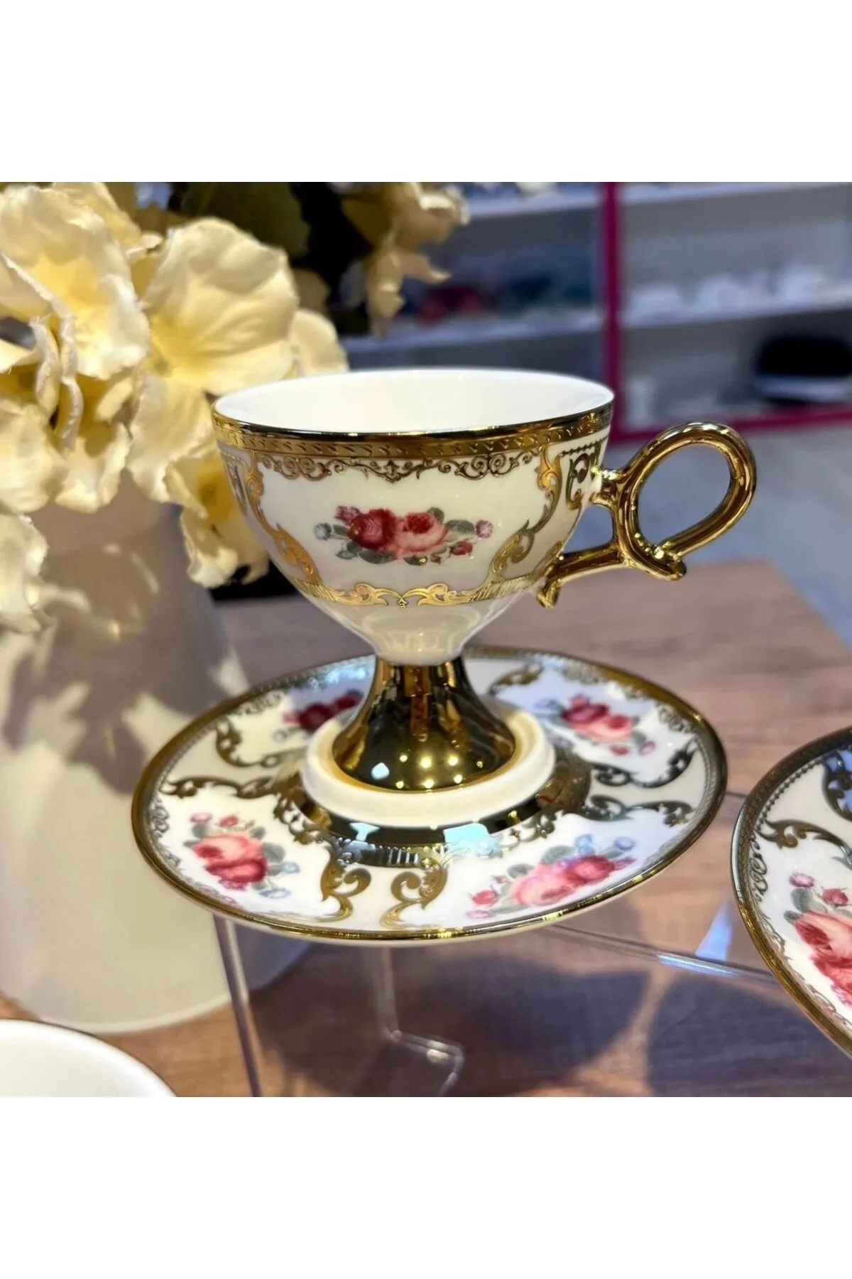 فنجان قهوه مجموعه چینی 6 PERSON ESTERHOMEDECOR hediye