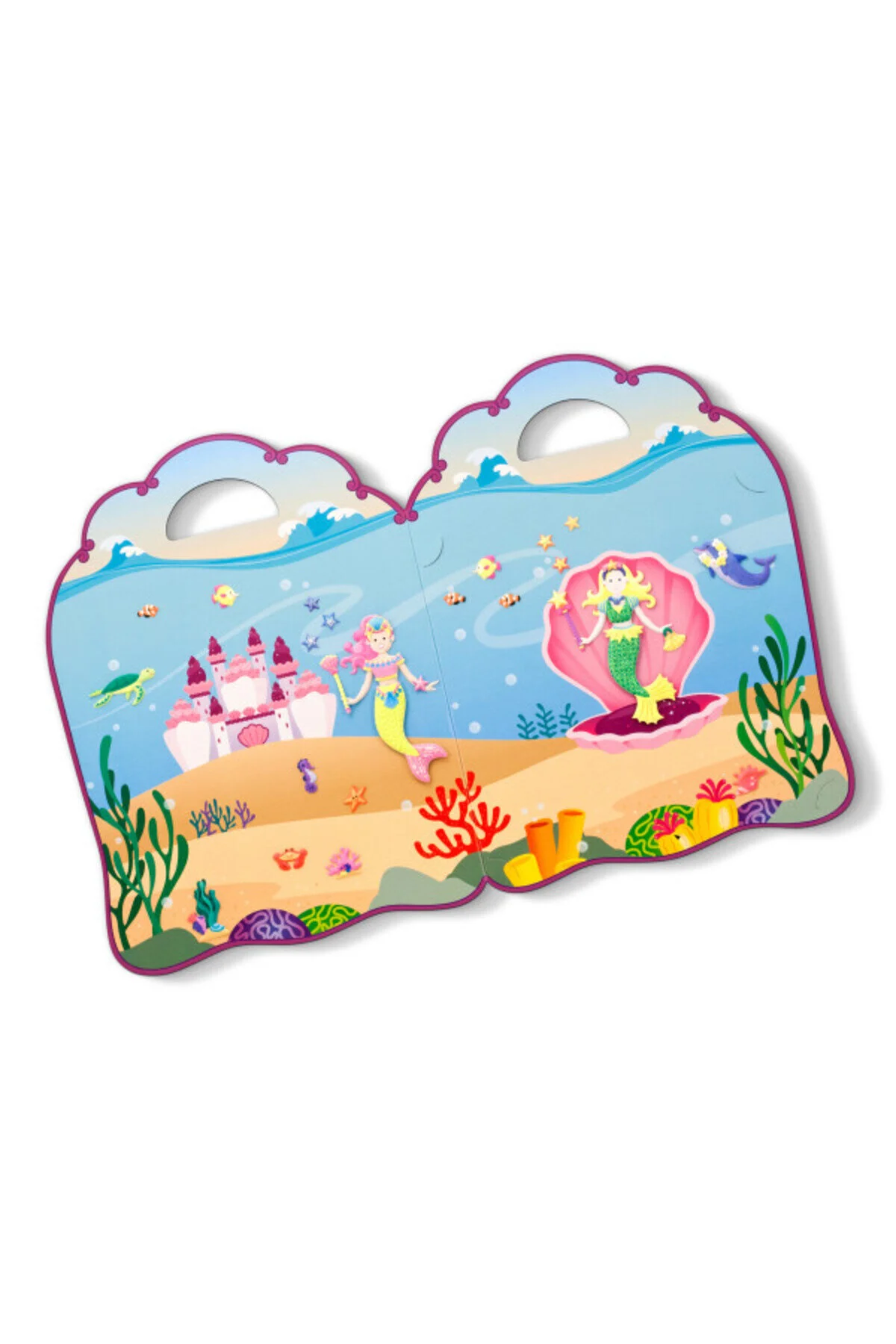 اسباب بازی های آموزشی پلاگین برجسته استخراج مجموعه پری دریایی Melissa &amp; Doug Melissa &amp; Doug
