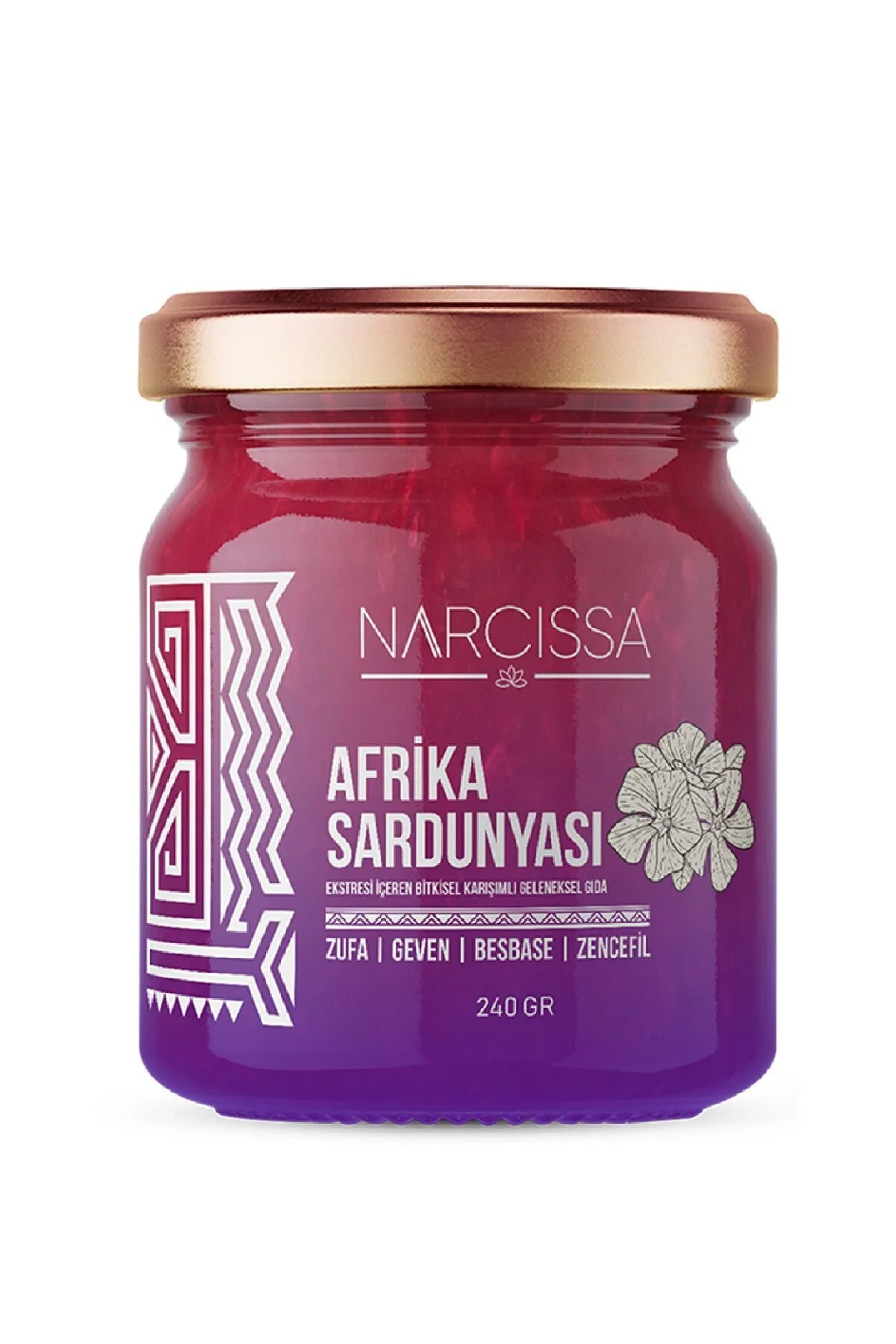 محصولات ارگانیک و گورمه خمیر ژرنیوم آفریقایی اورجینال Narcissa