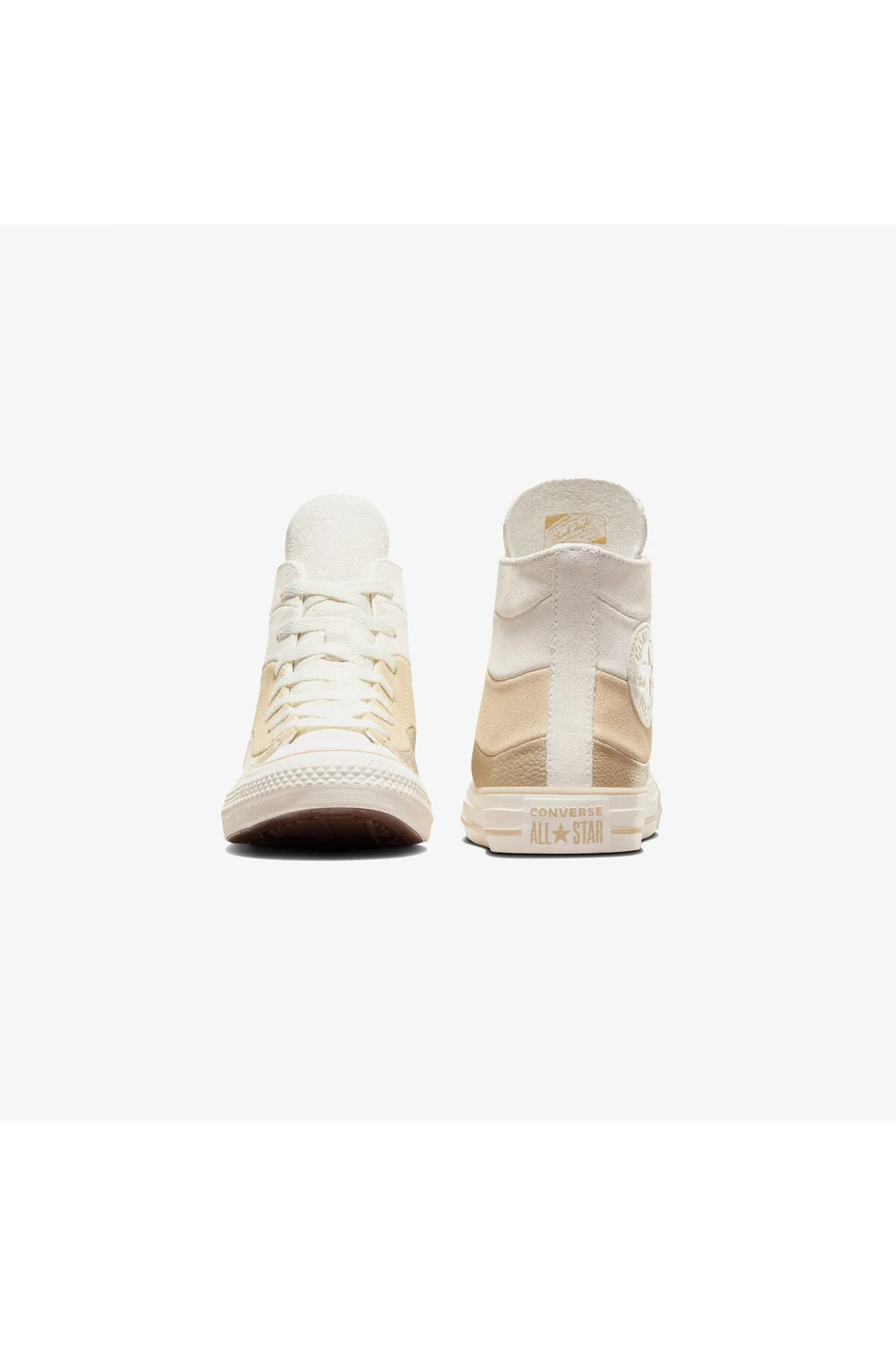 اسنیکر کفش ورزشی چرمی کرم یونیسکس آل استار چاک تیلور کانورس Converse
