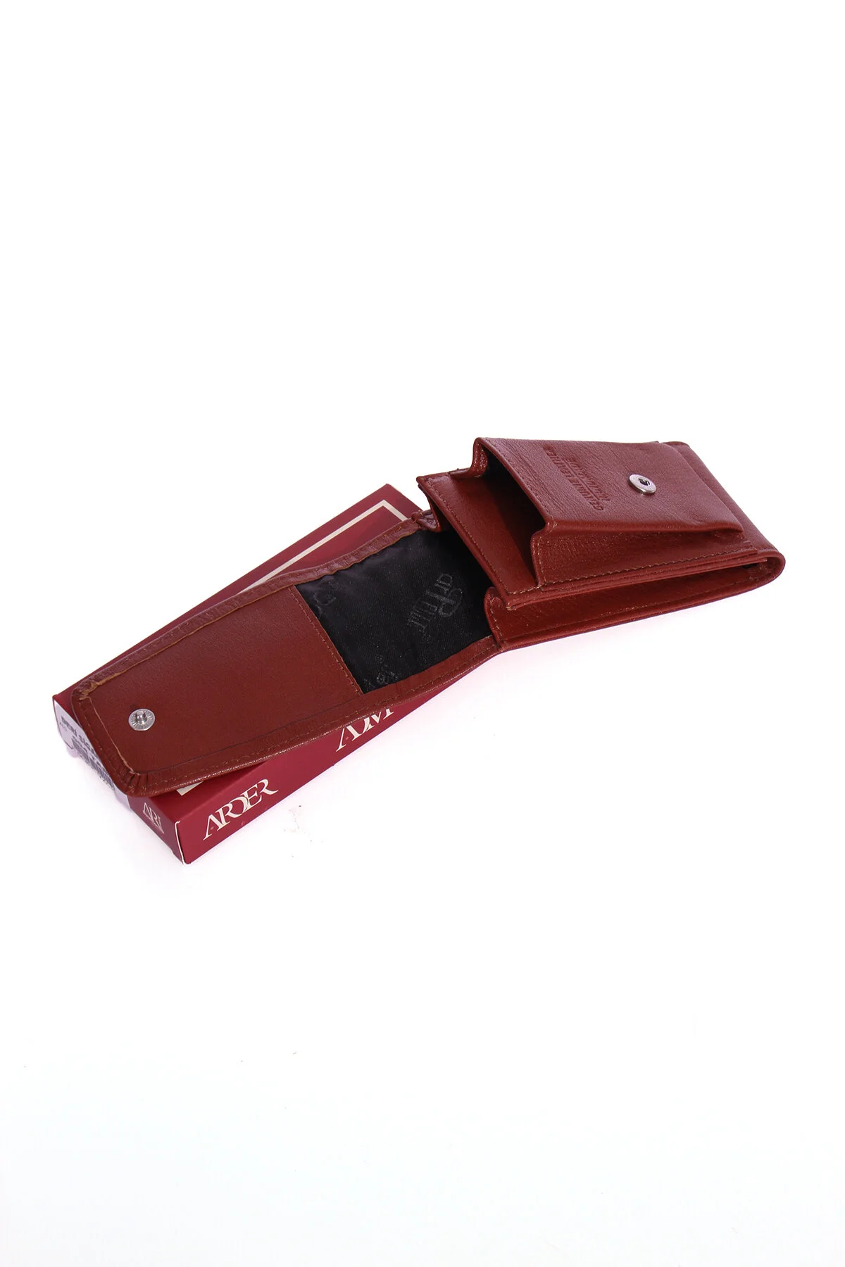 کیف پول جای سیگار چرم اصل AR 01 RED By Hakan