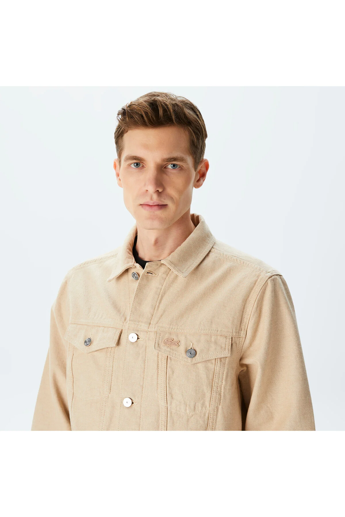 کت نود مردانه ژاکت قهوه ای لاگوست اورجینال Lacoste