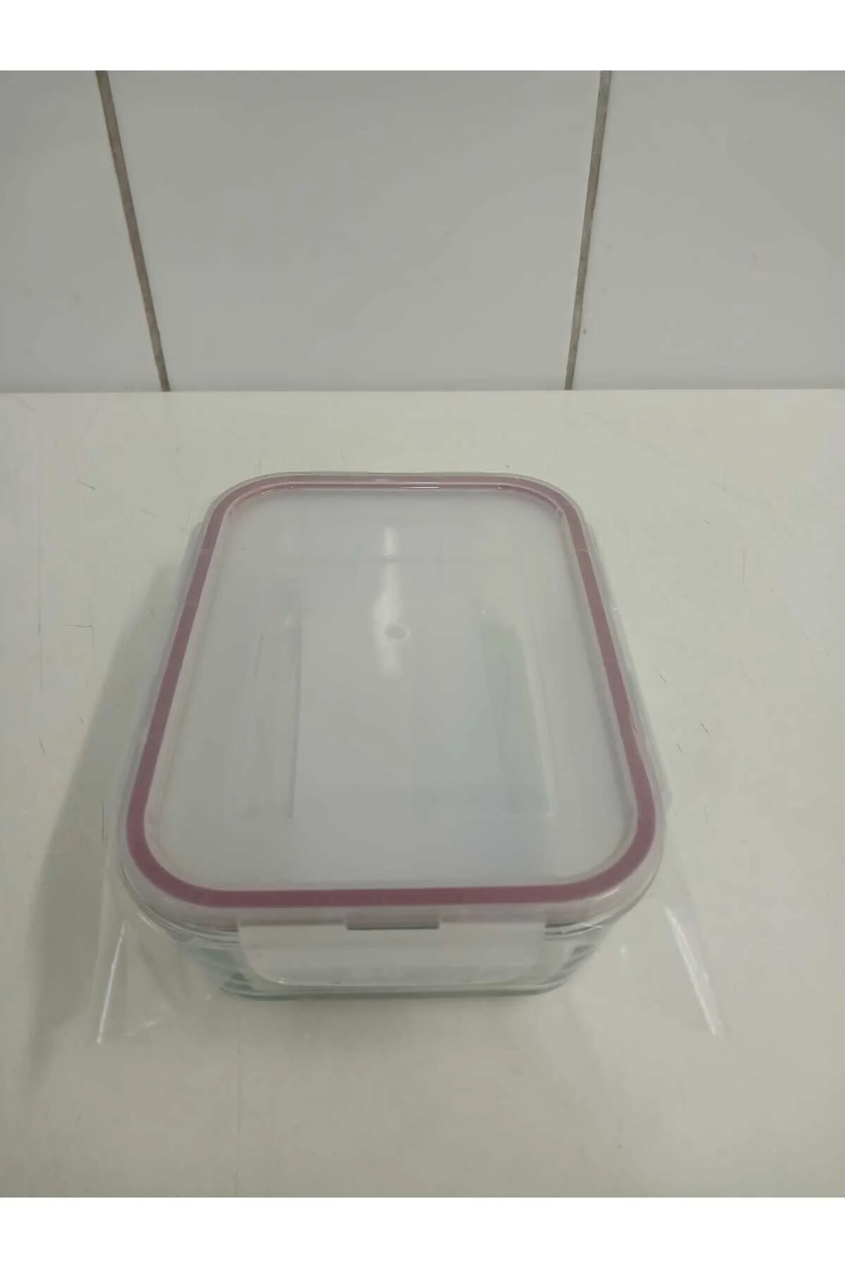 ظرف نگهدارنده ظروف ذخیره شده شیشه ای FEYZADE FRESCO 1 قطعه مستطیل 1200 سی FRS 257 لاو LAV
