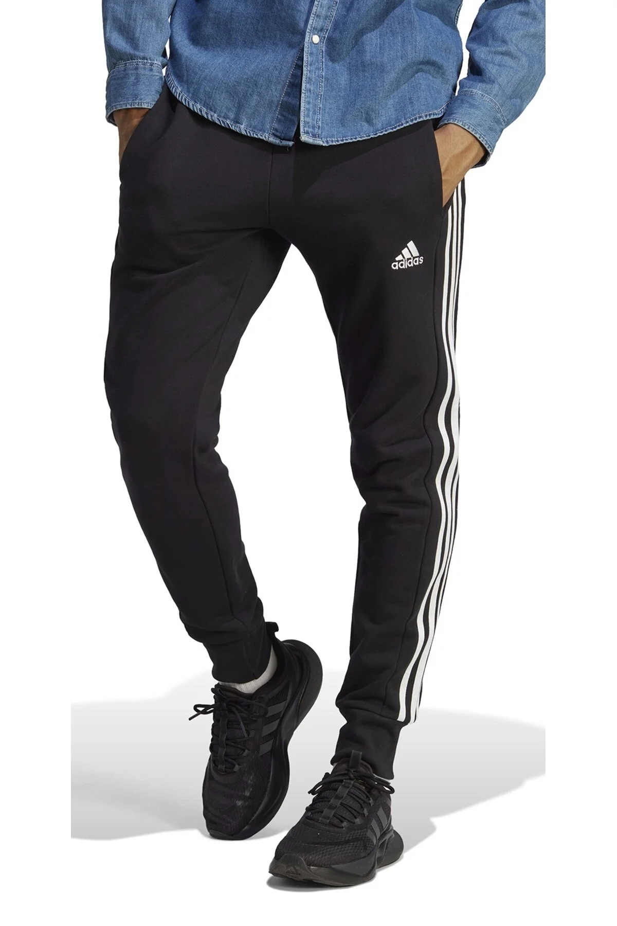 شلوار گرمکن ورزشی مشکی مردانه M 3S FT TC PT شش سیاه adidas