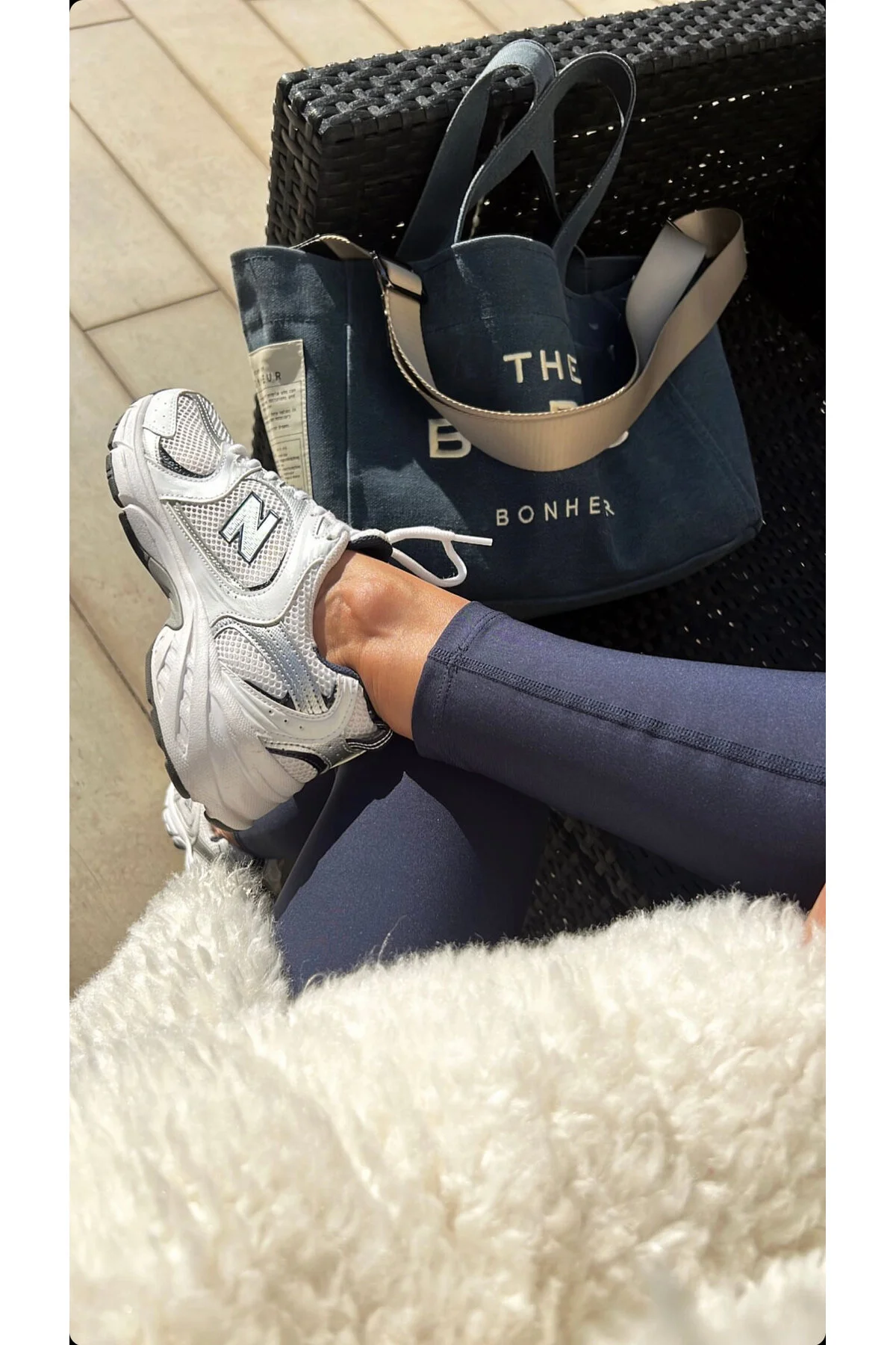 کیف دوشی کوچک Canvas Dark Denim طراحی شیک و جذاب با جنس جین تیره Bonheur