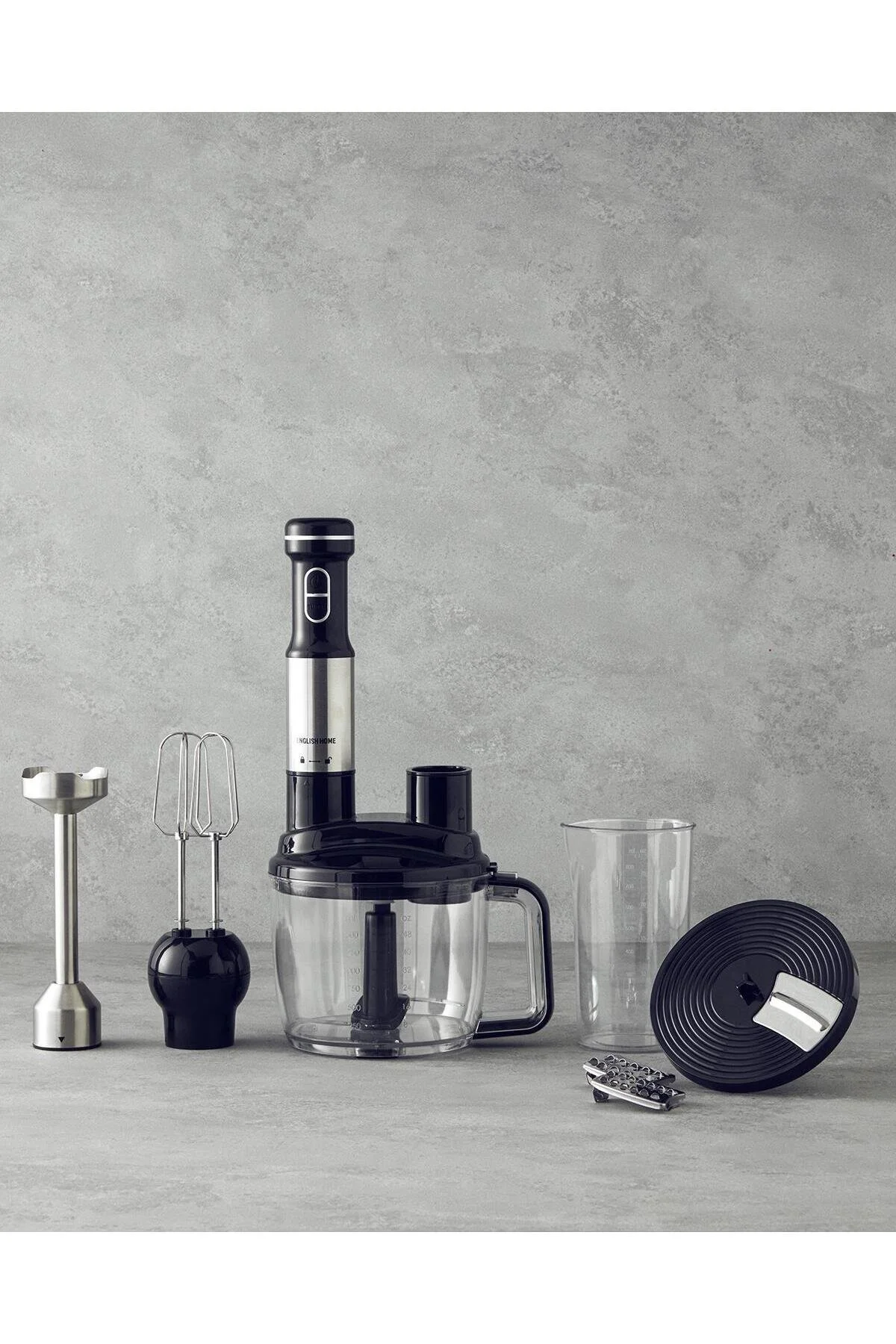 ست مخلوط کن ENGLISH HOME RMB 3001 4 BLADE MULTI BLENDER SET مشکی CHROME اورجینال Azemax