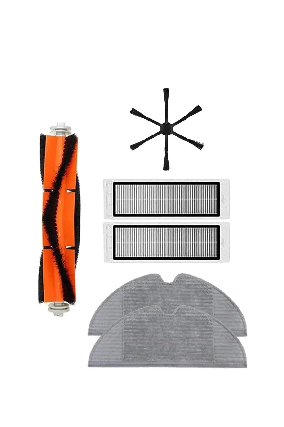 لوازم جانبی جاروبرقی چند رنگ خلاء MOP 2 بوت پوتین تمیز کننده 6 قطعات سازگار Xiaomi