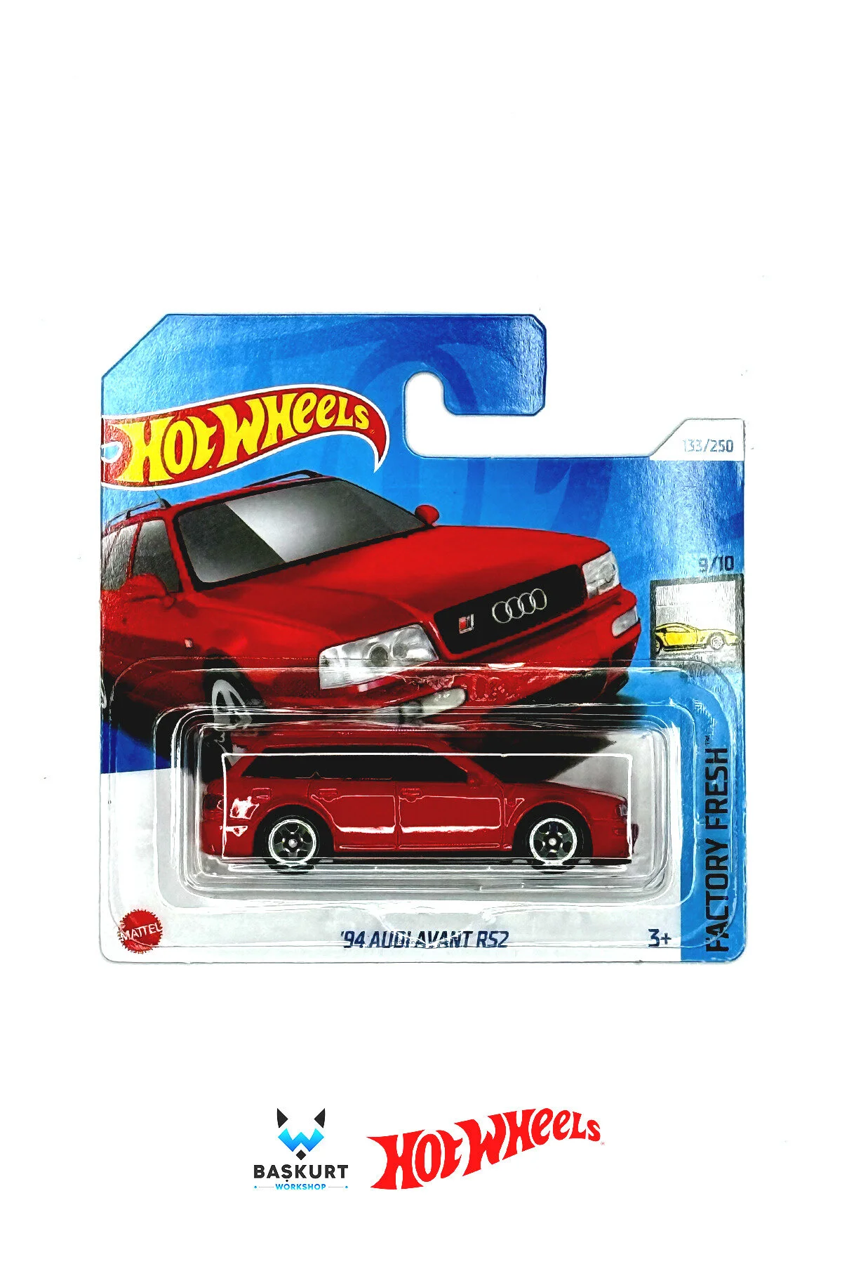 ماشین اسباب بازی '94 AUDI AVANT RS2 133 250 FACTORY FRESH 2024 HTC54 از ترکیه HOT WHEELS