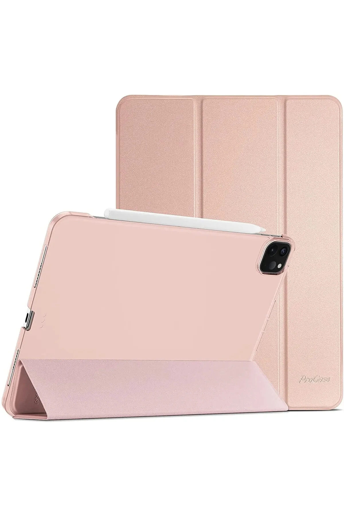 کاور تبلت قاب هوشمند APPLE IPAD AIR 13 اینچی M2 PU چرمی با پایه ebulduk