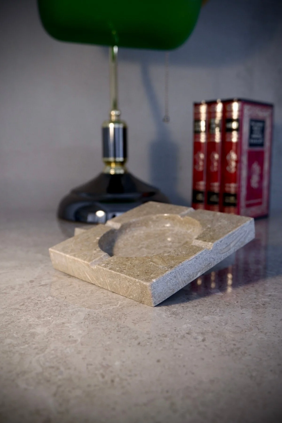 زیرسیگاری سنگ مرمر چمن دریایی 12 X 2 سانتی متر Voodo Concept
