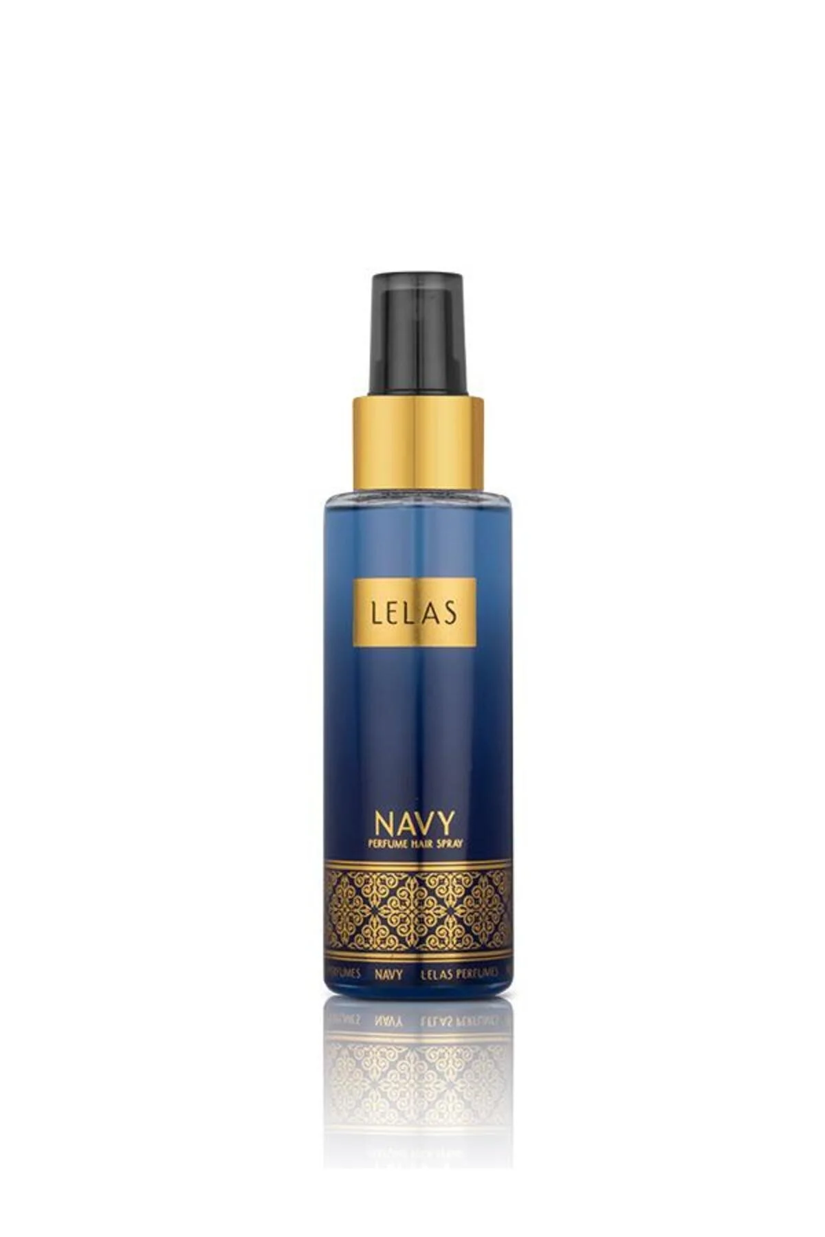 اسپری مو 1160 سرمه‌ای 100 میل عطر یونیسکس چوبی شرقی وانیل لیلاس Lelas