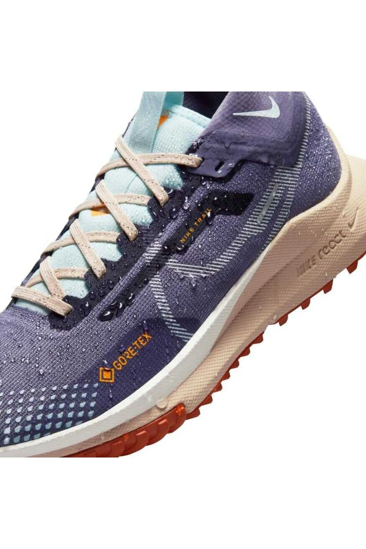 کفش زنانه W React Pegasus Trail 4 Goretex بنفش رانینگ نایک Nike