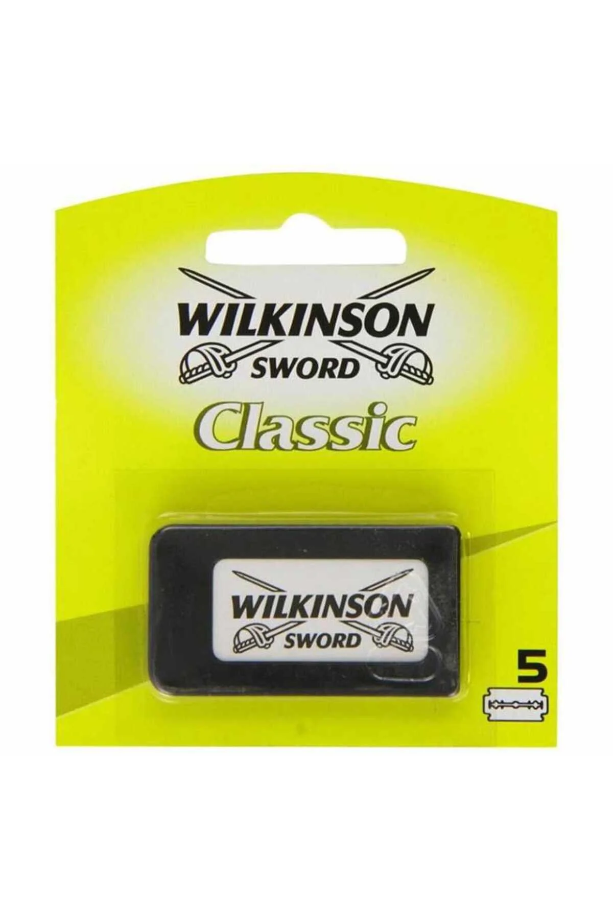 تیغ اصلاح مردانه شمشیر کلاسیک 5 لیف چاقو لوازم یدکی Wilkinson