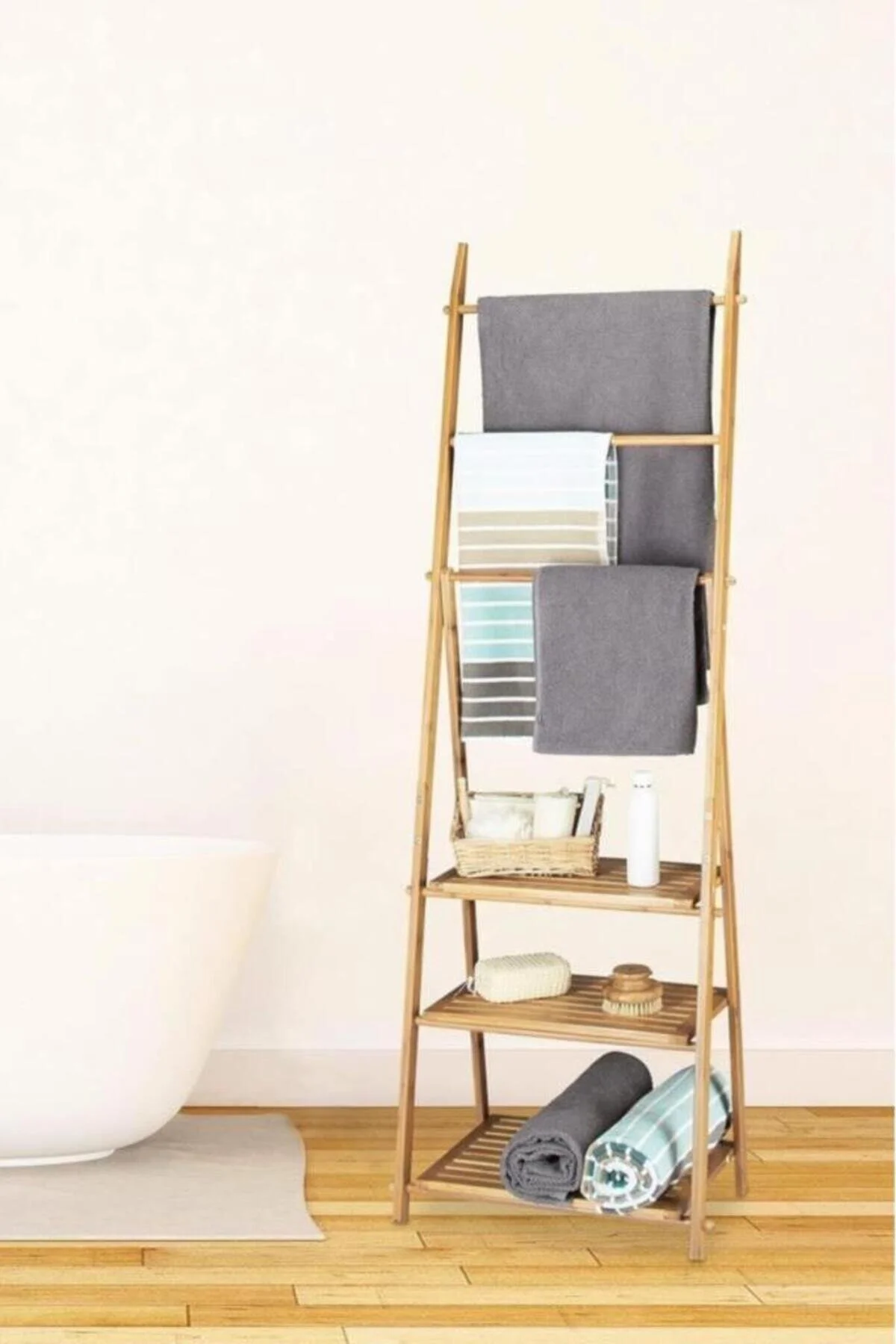 نظم‌دهنده حمام سازمان دهنده BAMBOO STRAP ORGENDER DB 0006 Digithome