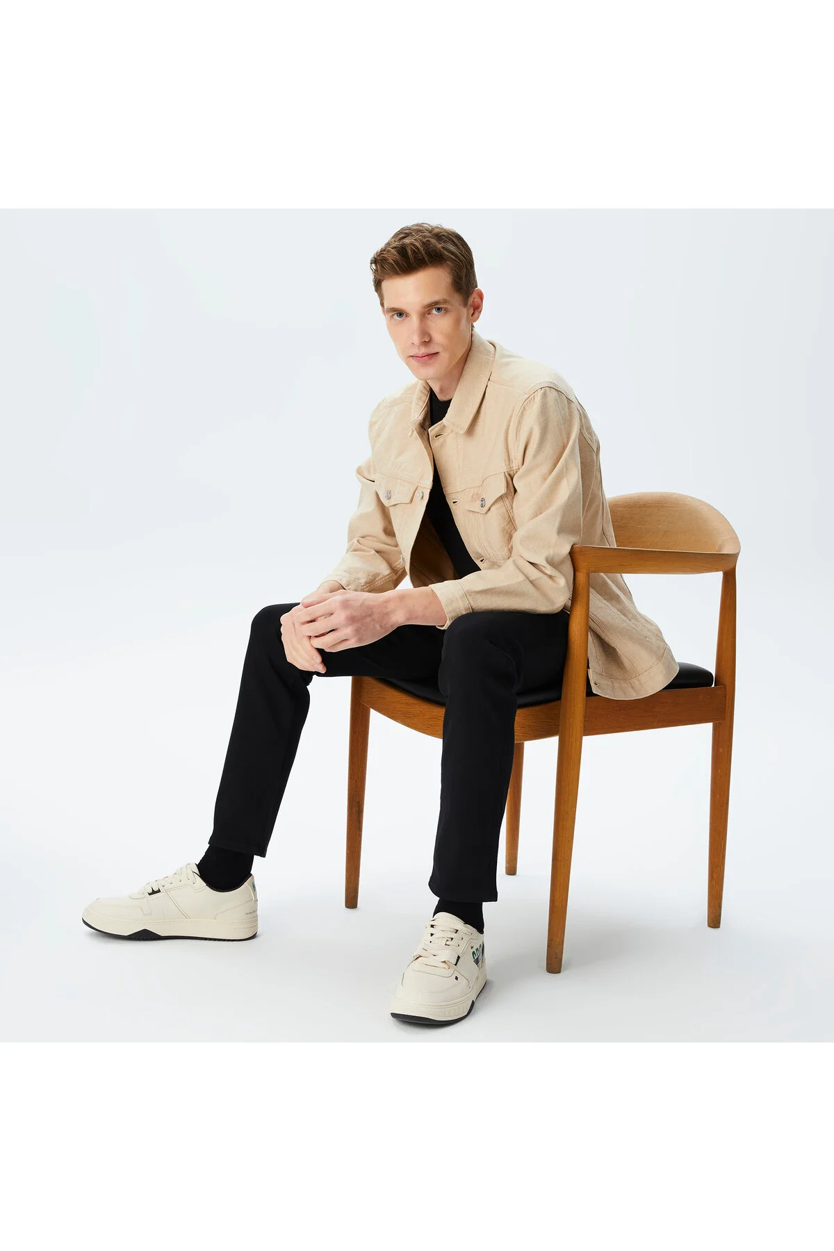 کت نود مردانه ژاکت قهوه ای لاگوست اورجینال Lacoste