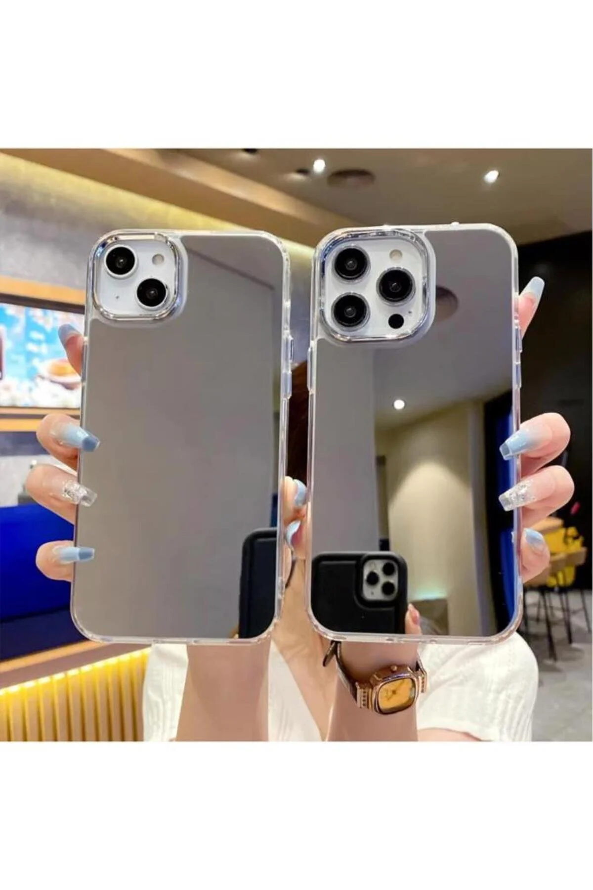 کاور و قاب سیلیکونی ضد ضربه آینه ای سازگار با آیفون 15 پرو 3GEN CASE