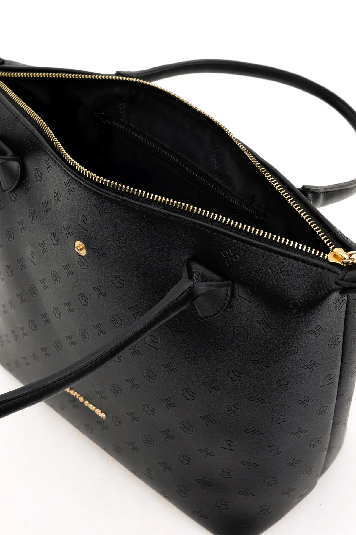 کیف شانه ای زنانه فلوتر مشکی 05PO24K1975 Pierre Cardin